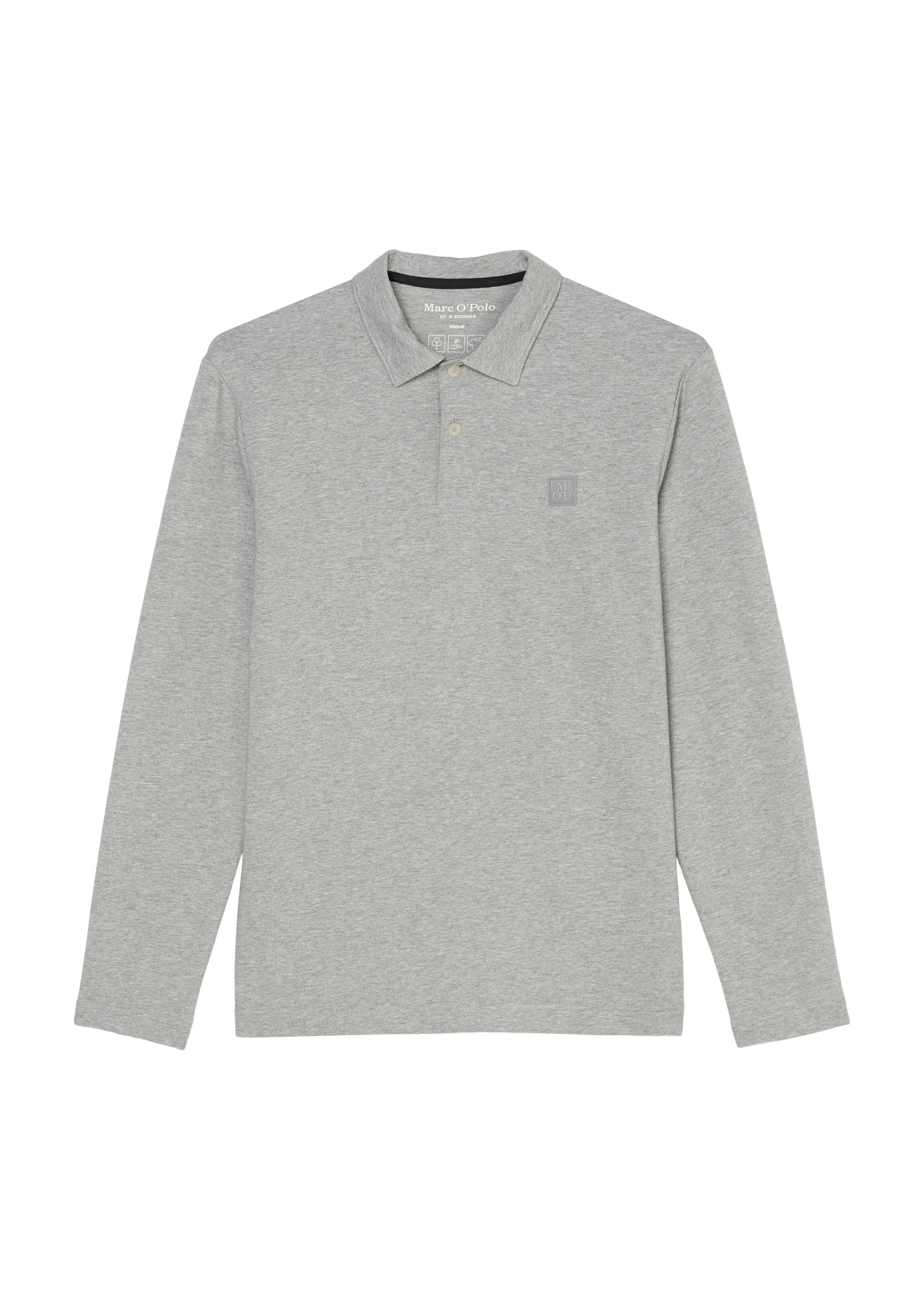 Marc O'Polo Langarm-Poloshirt »aus weichem Bio-Baumwoll-Viskose-Mix«