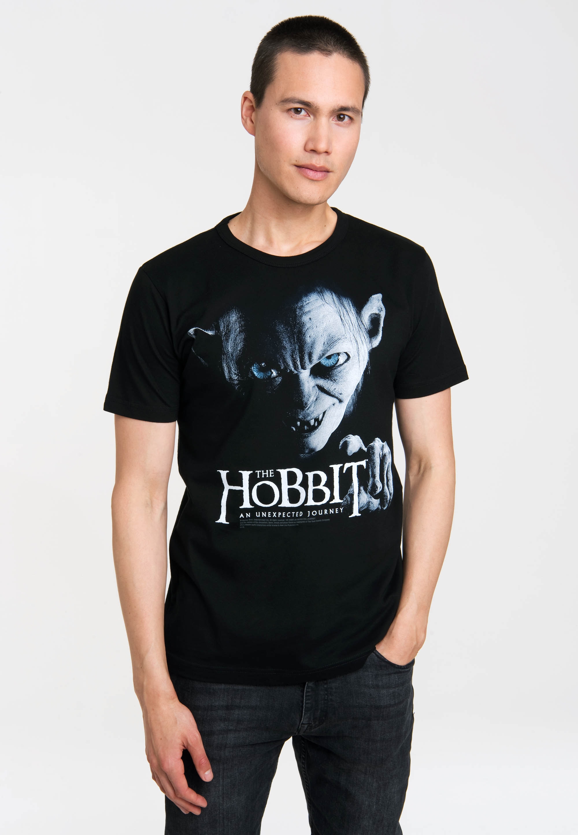 LOGOSHIRT T-Shirt »The Hobbit - Gollum«, mit coolem Print ▷ kaufen | BAUR