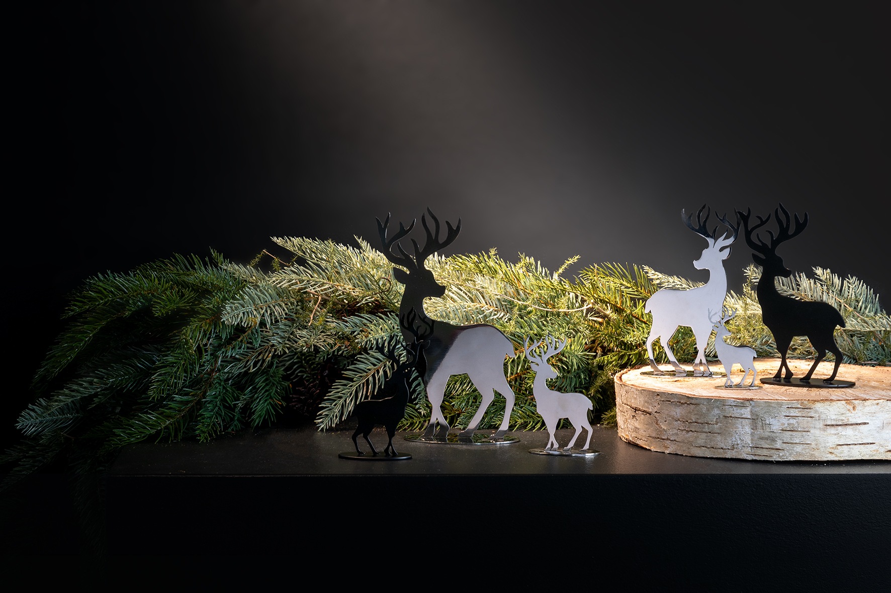 Fink Weihnachtsfigur »Hirsch JASPER«, Weihnachtsdeko aus Eisen