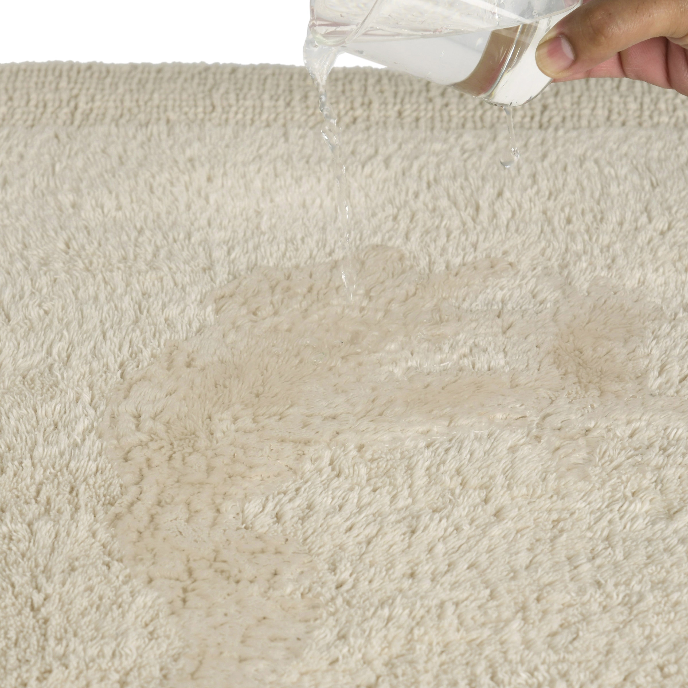 OTTO home Badematte »Kapra, Badvorleger, Badezimmer Teppich« Höhe 14 mm beidseitig nutzbar | fußbodenheizungsgeeignet | strapazierfähig mit Bordüre, Badteppich, Badematte, Baumwolle