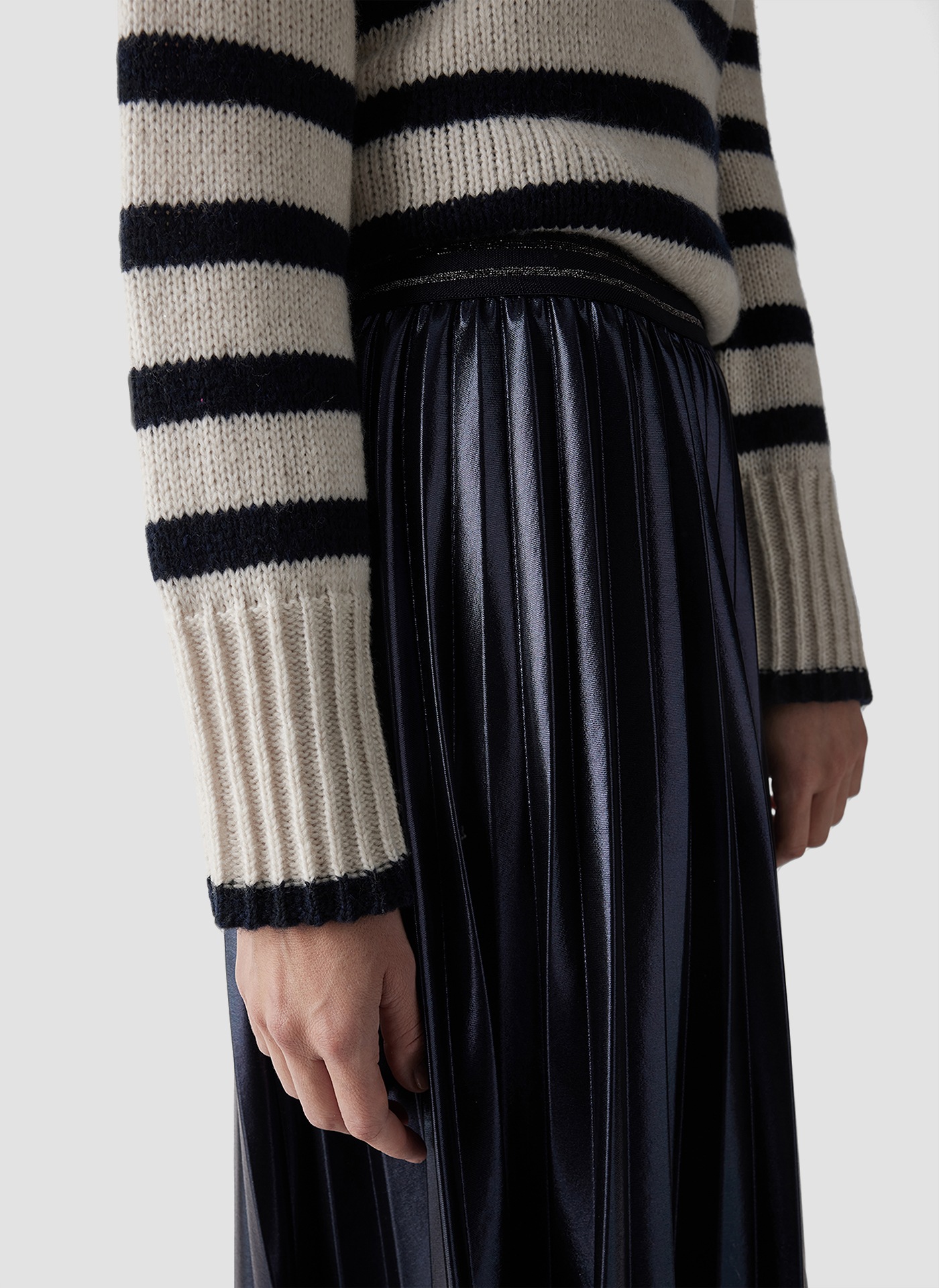 LeComte Schlupfrock »LeComte Eleganter Plisseerock mit Bund«