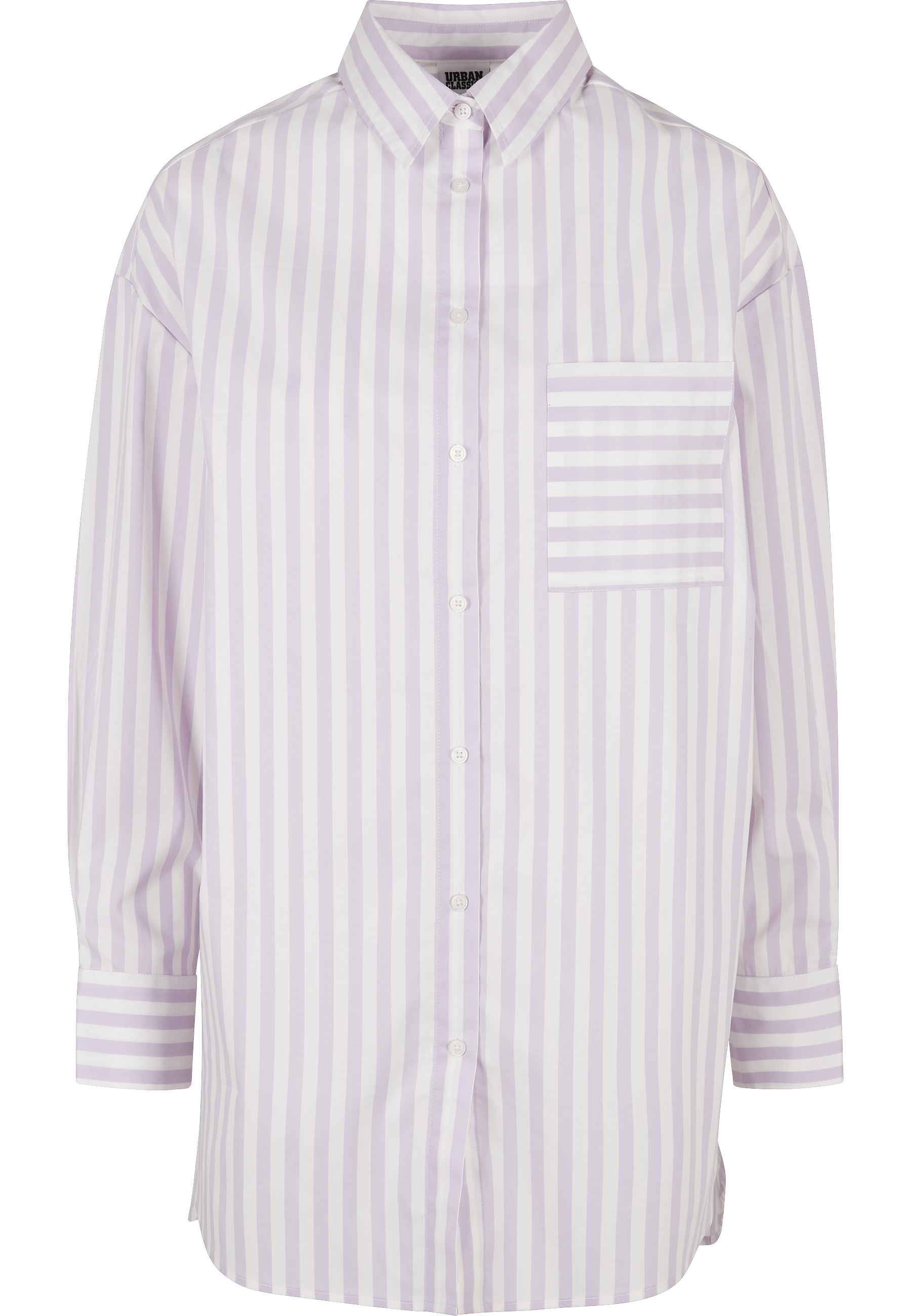 URBAN CLASSICS Blusenshirt "Urban Classics Damen Ladies Oversized Stripe Sh günstig online kaufen