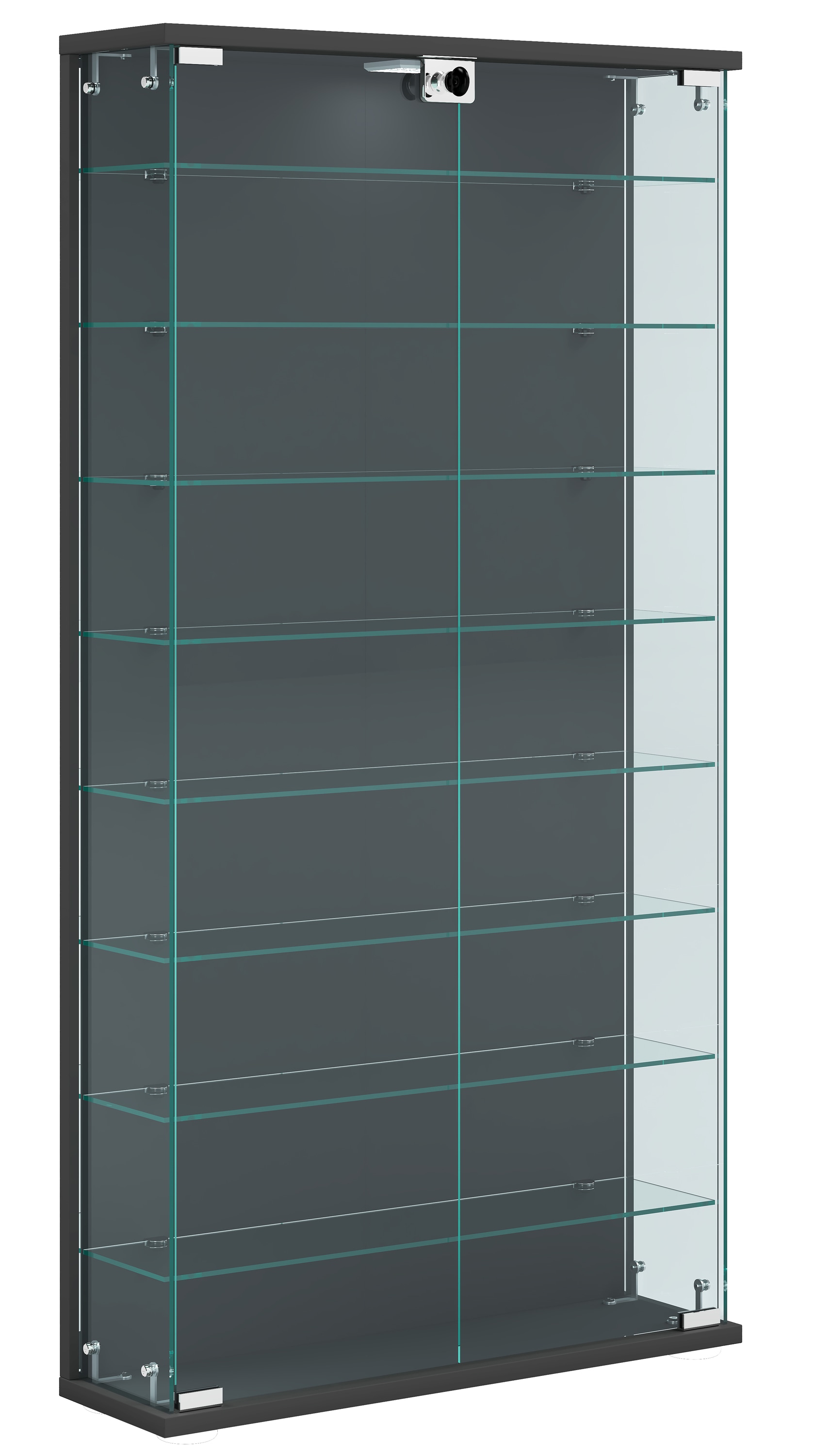 VCM Wandregal »Wandvitrine Hängevitrine Glasvitrine Relas L« 1 Stk. tlg.