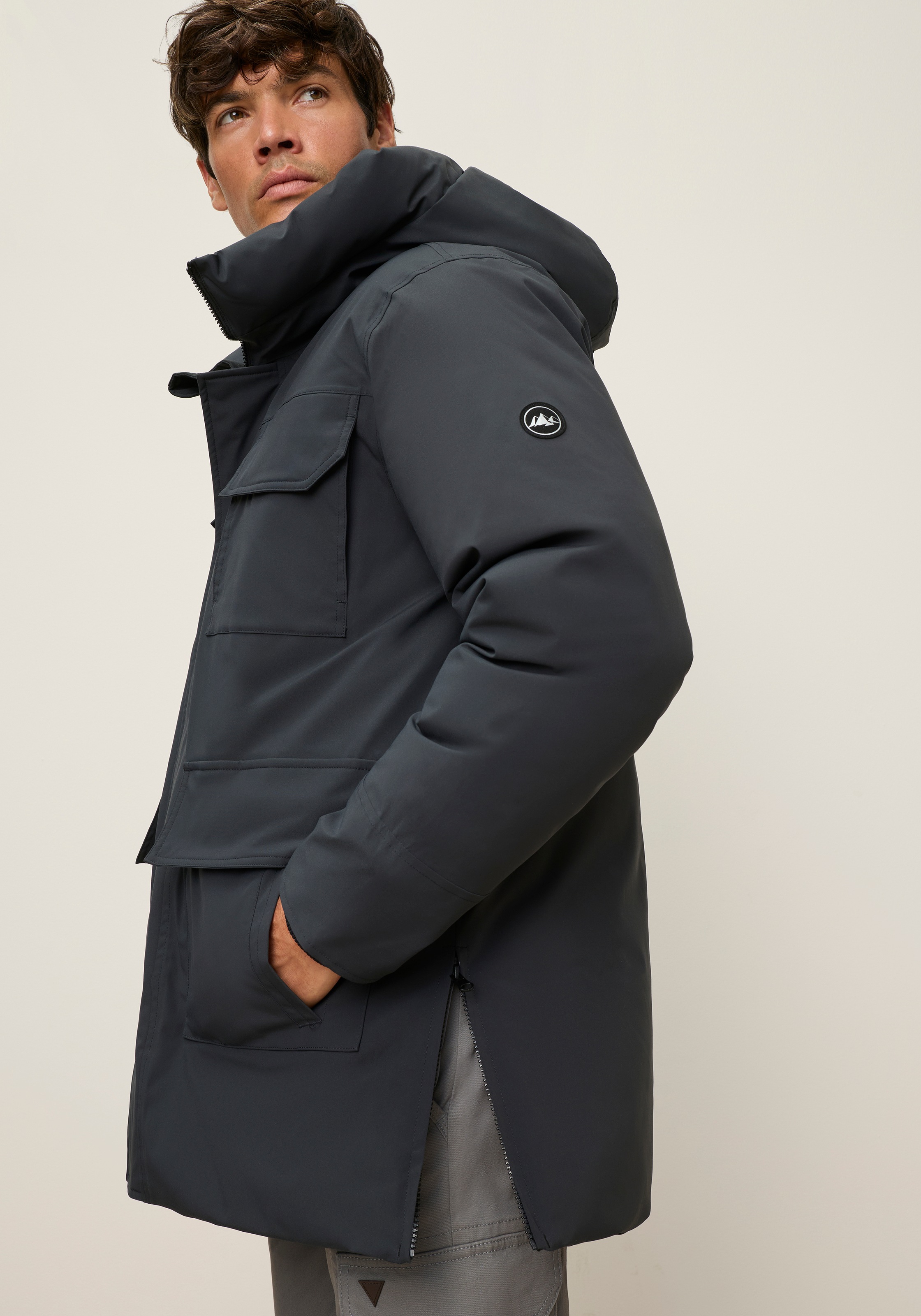 Polarino 1100000002199 mit Kapuze Ideal für den Winter mit großen Taschen und Kapuze