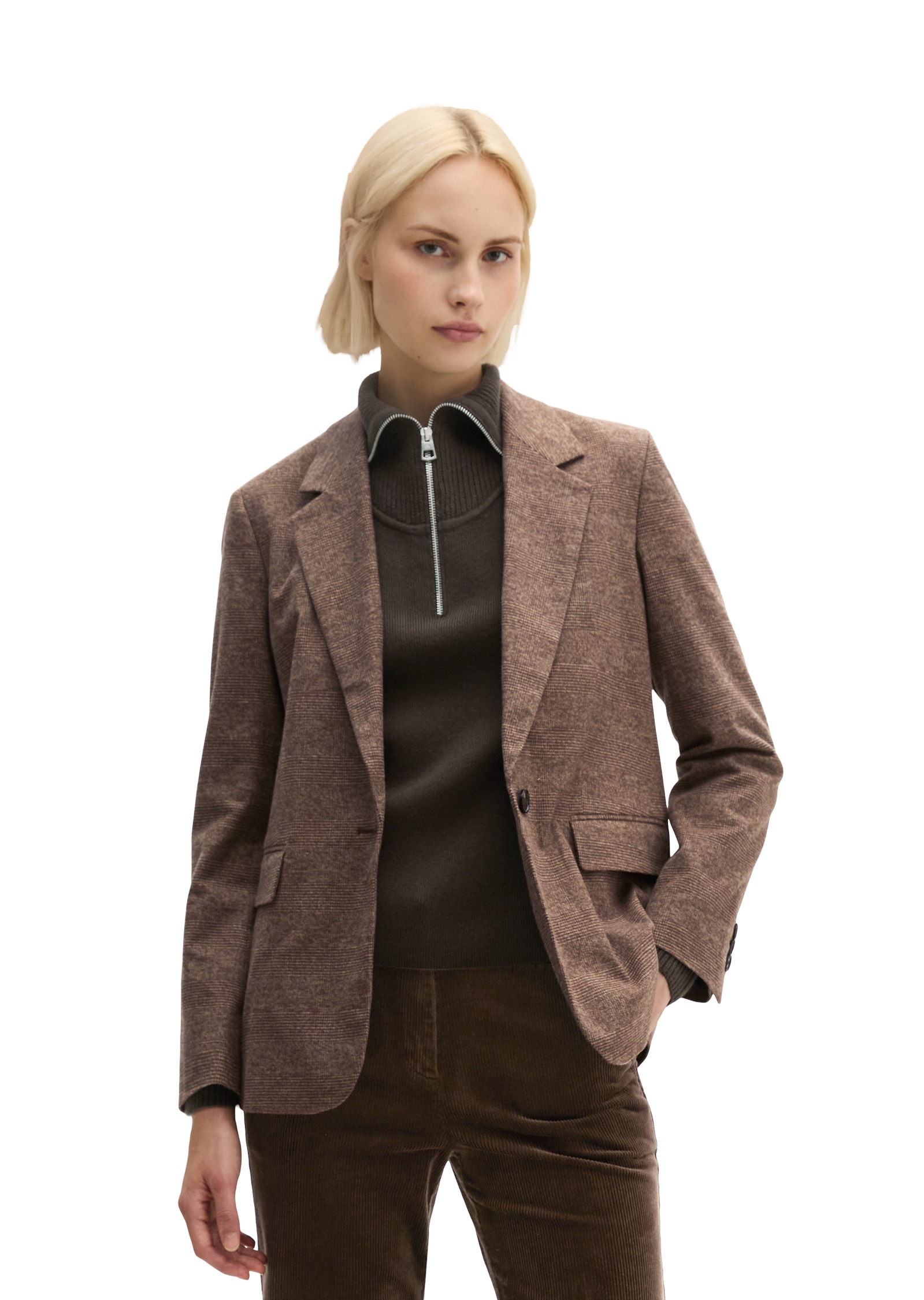 Marc OPolo Longblazer "aus Baumwoll-Stretch"