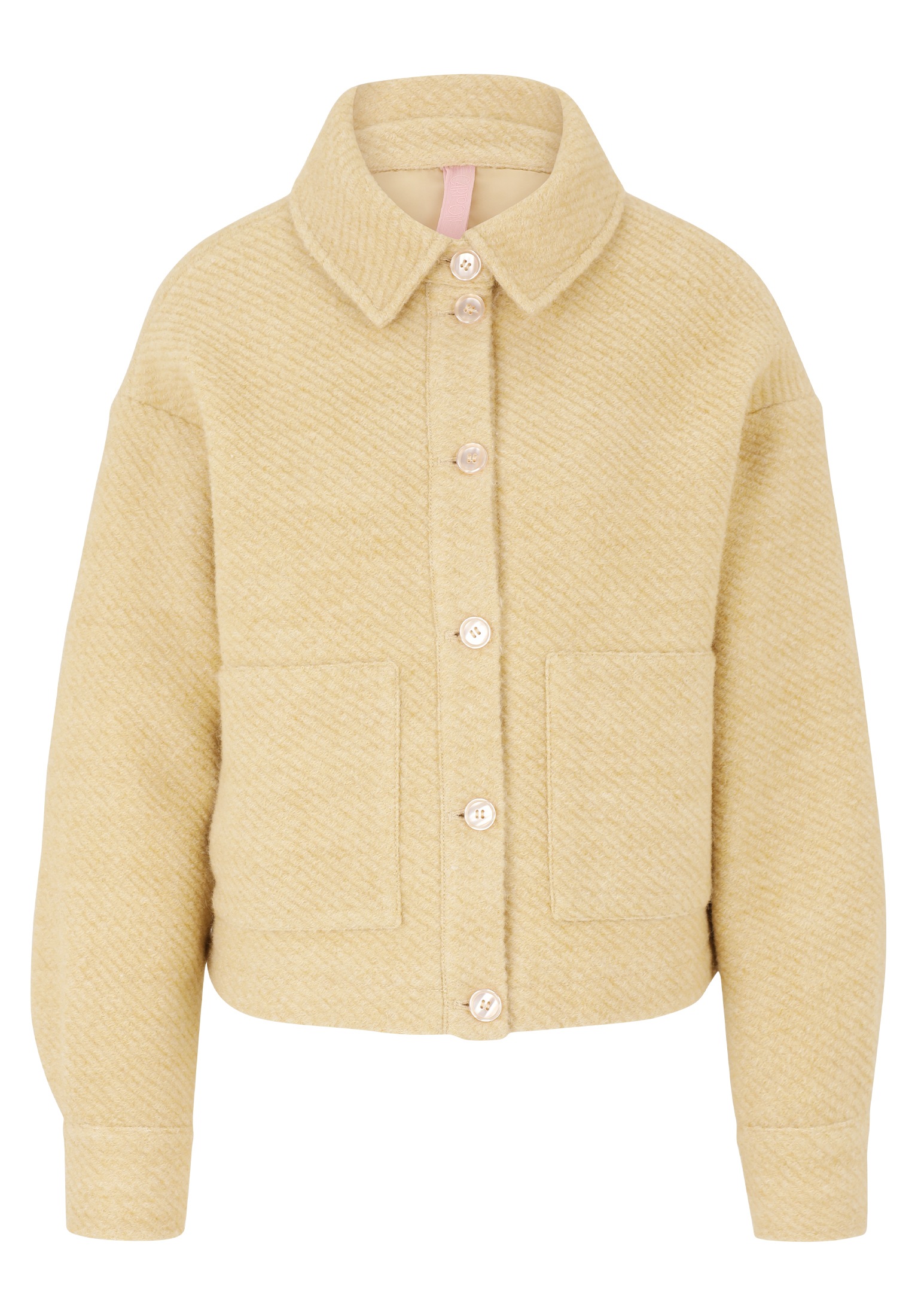 Cartoon Canvasjacke "Damen mit aufgesetzten Taschen" günstig online kaufen