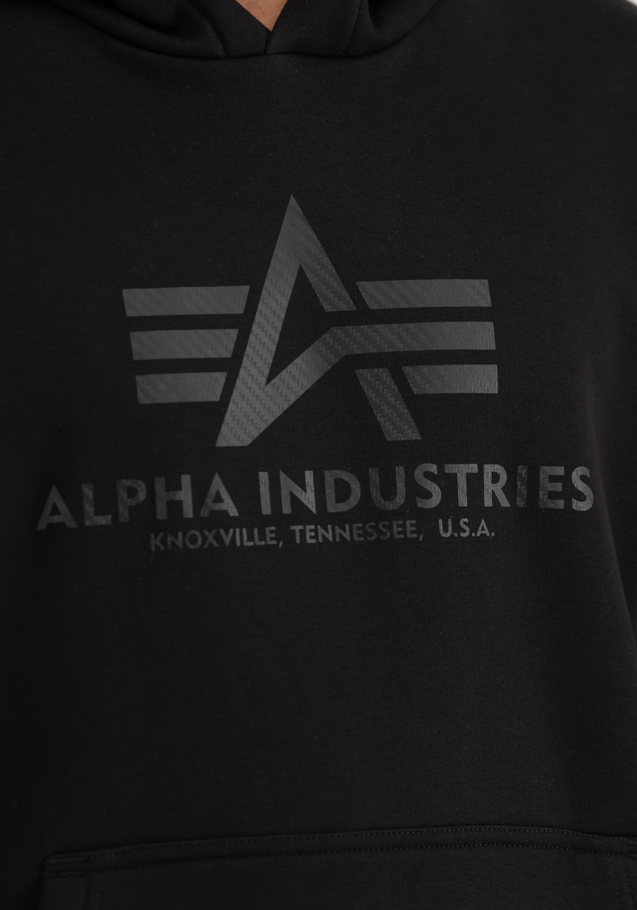 Alpha Industries Hoodie »Alpha Industries Men - Hoodies Basic Hoodie Carbon«