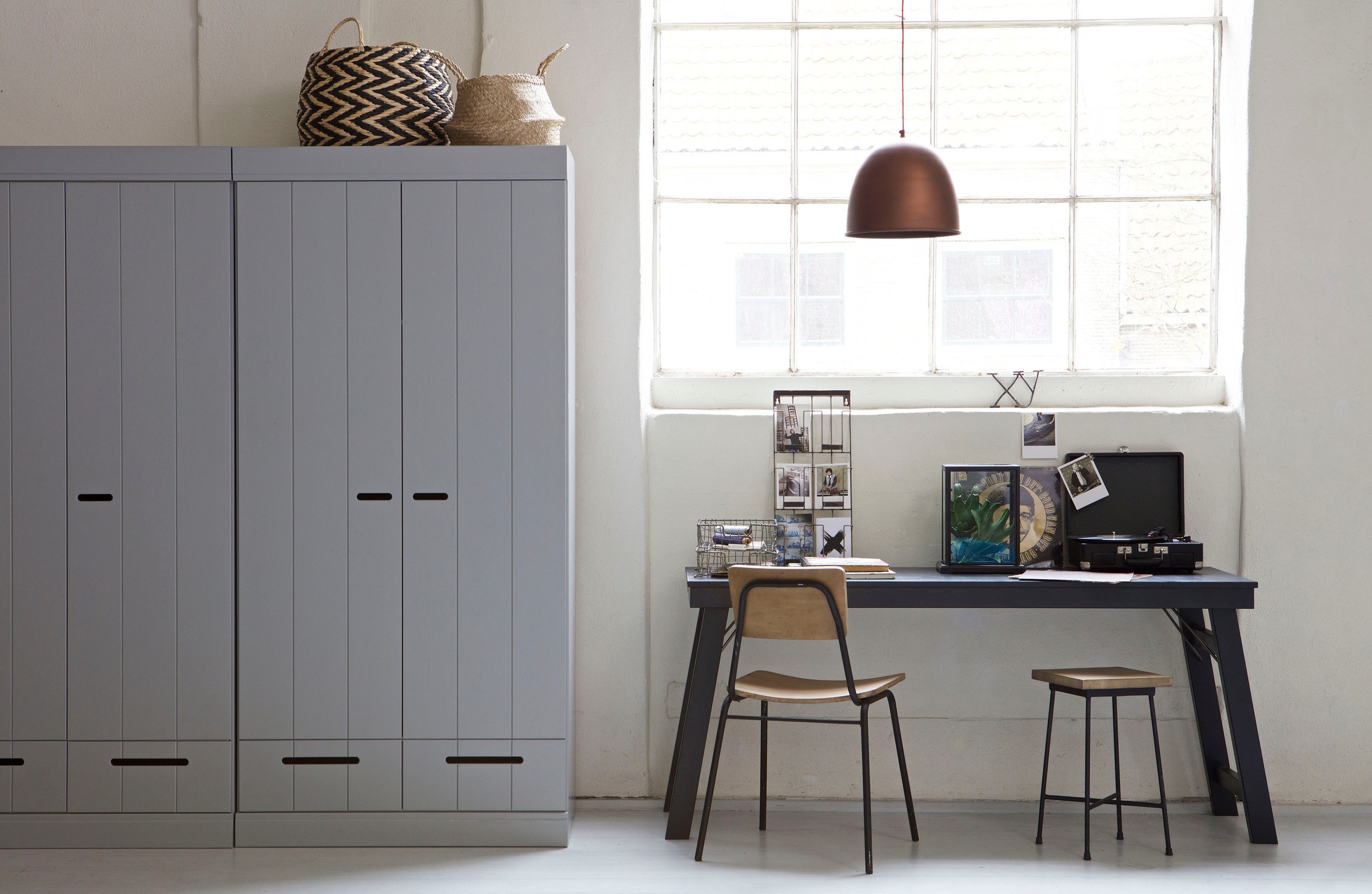 WOOOD Garderobenschrank »Connect«, mit Kleiderstange, Breite 94 cm x Höhe 195 cm