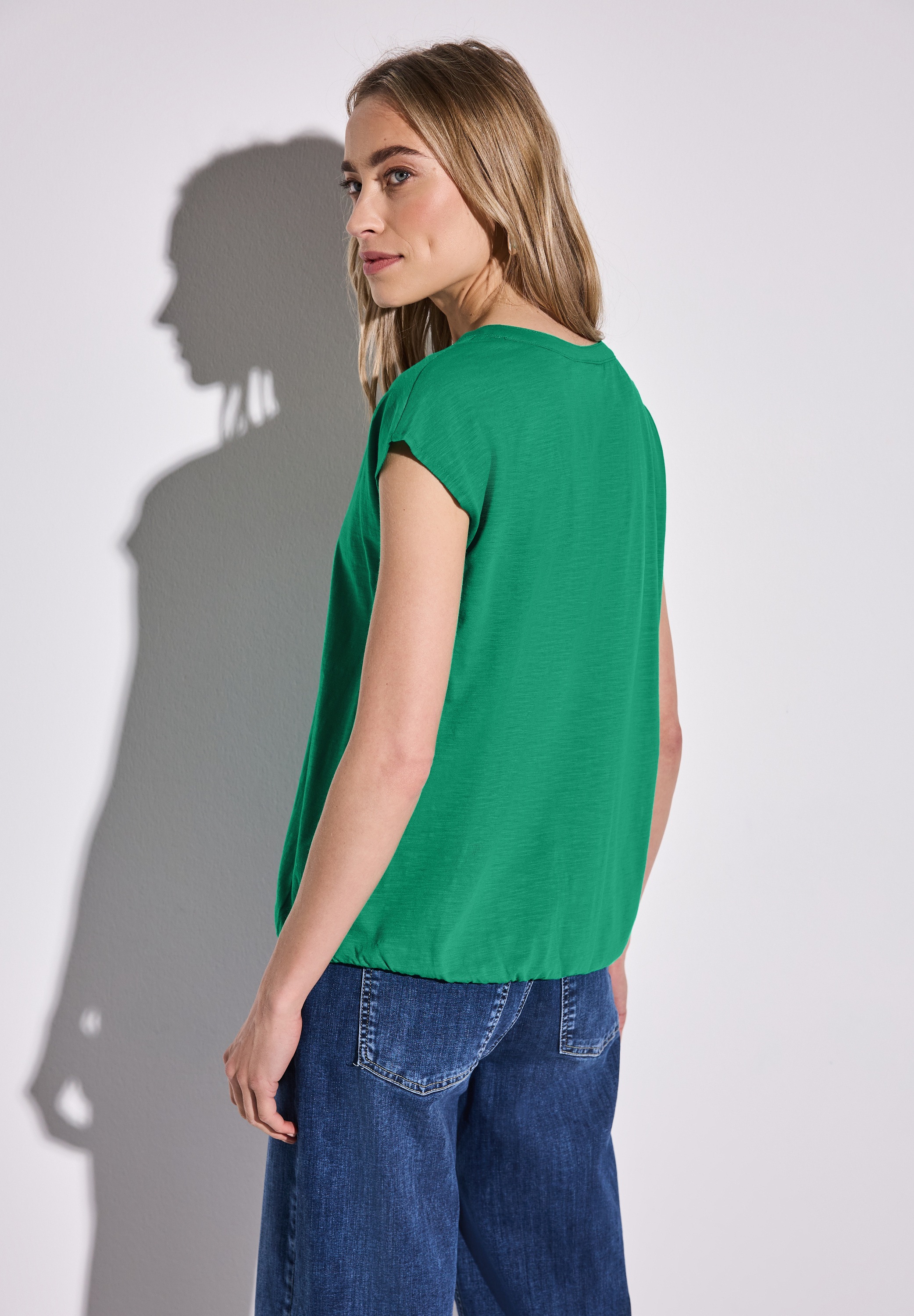 STREET ONE T-Shirt, aus reiner Baumwolle
