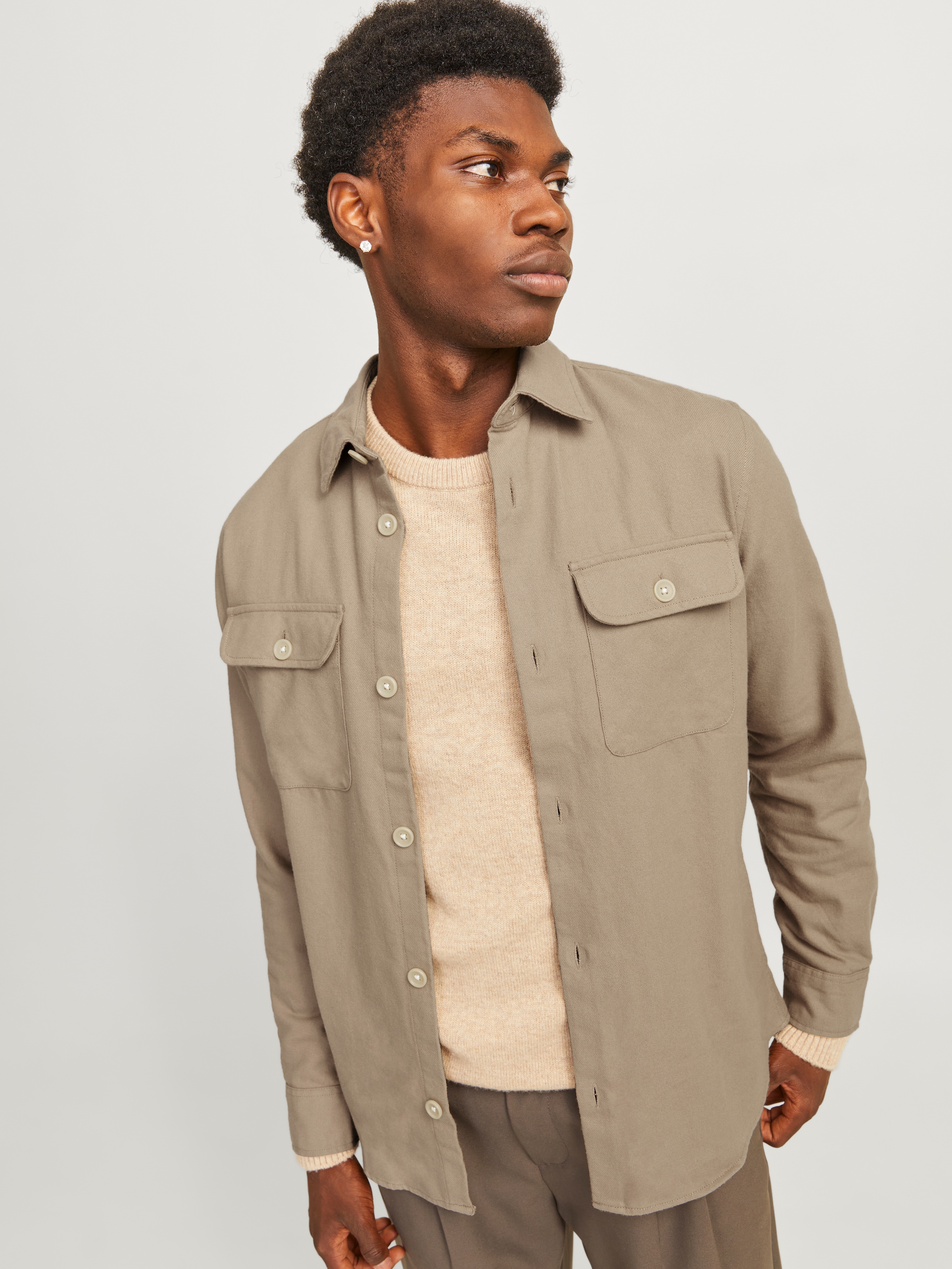 Jack & Jones Langarmhemd "JJEDARREN OVERSHIRT LS NOOS" günstig online kaufen