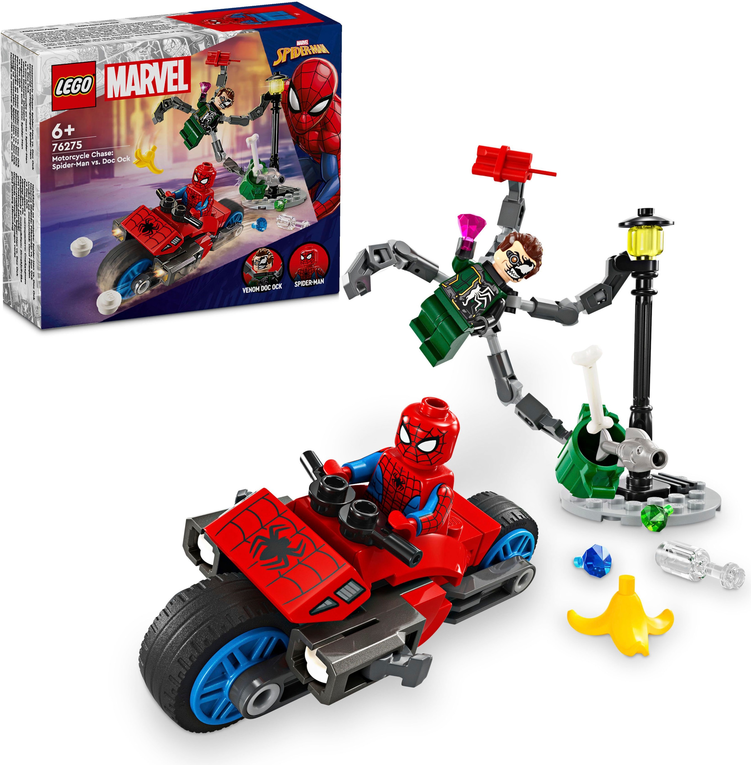 LEGO ® Konstruktionsspielsteine »Motorrad-V...