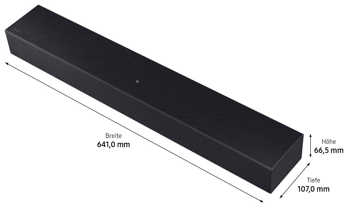 Samsung Soundbar »HW-C410G«, 2.0-Kanal Sound System,Integrierter Subwoofer,Surround Sound Expansion