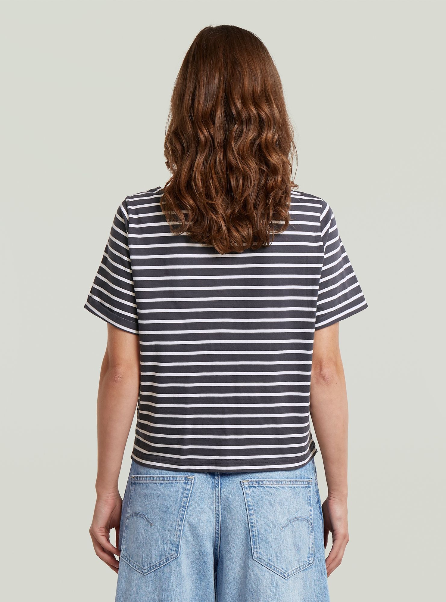 G-STAR T-Shirt "Striped Knot Top" günstig online kaufen