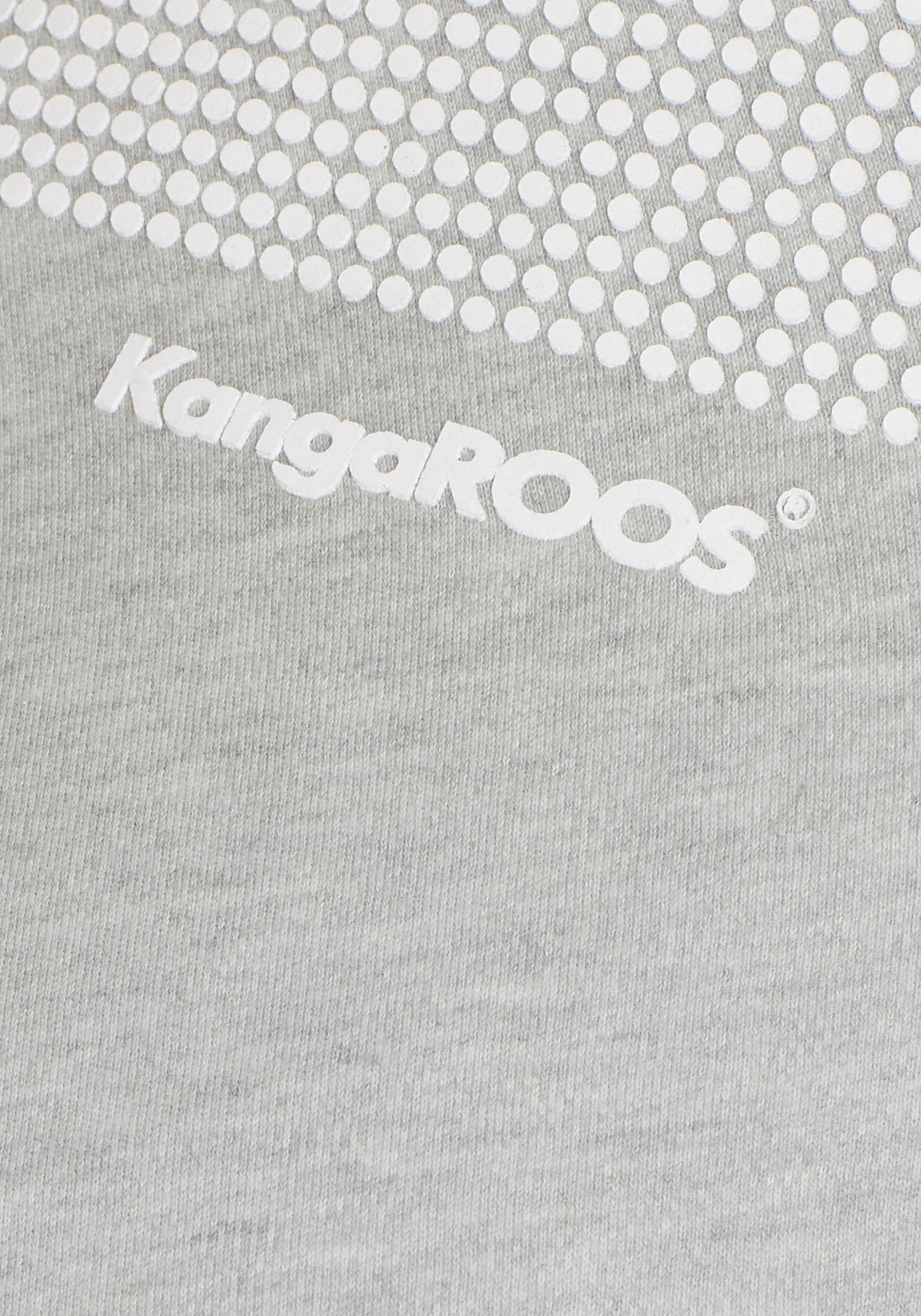 KangaROOS Sweatshirt, im Colorblocking-Design mit Pünktchen