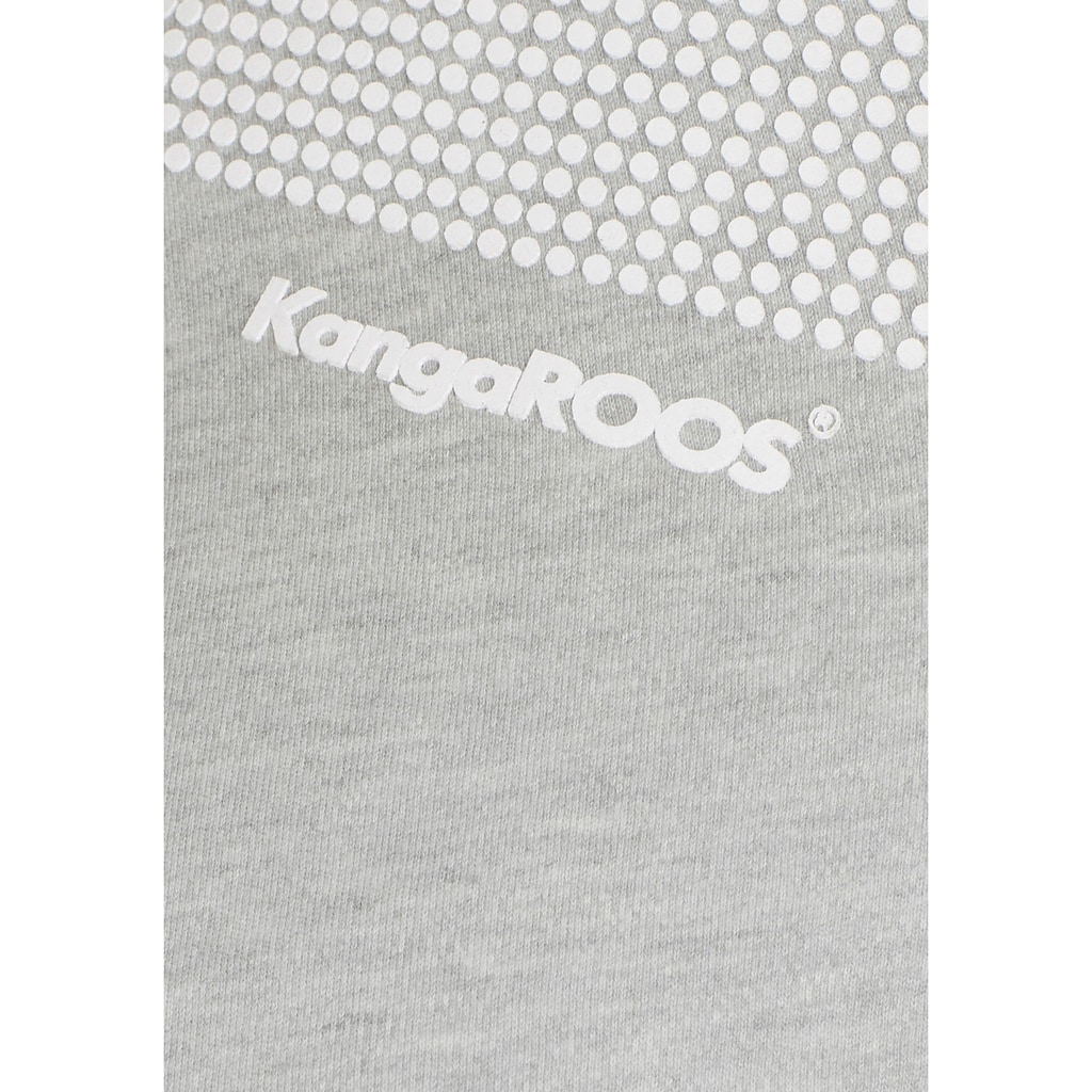 KangaROOS Sweatshirt, im Colorblocking-Design mit Pünktchen