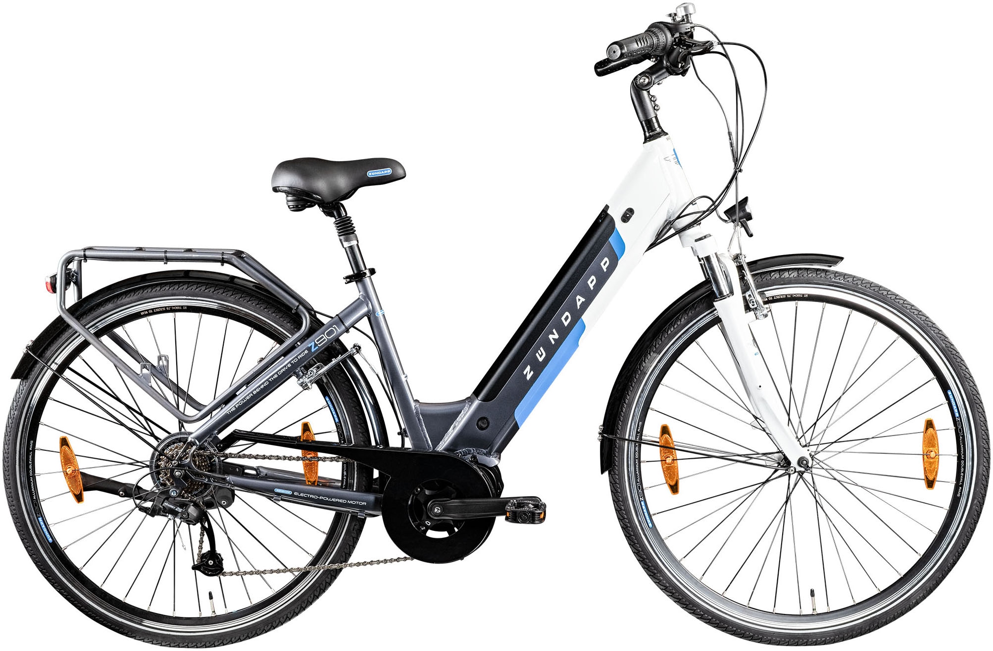 Zündapp E-Bike »Z901«, 7 Gang, Shimano, Tourney RD-TY300, Mittelmotor 250 W, Pedelec,...