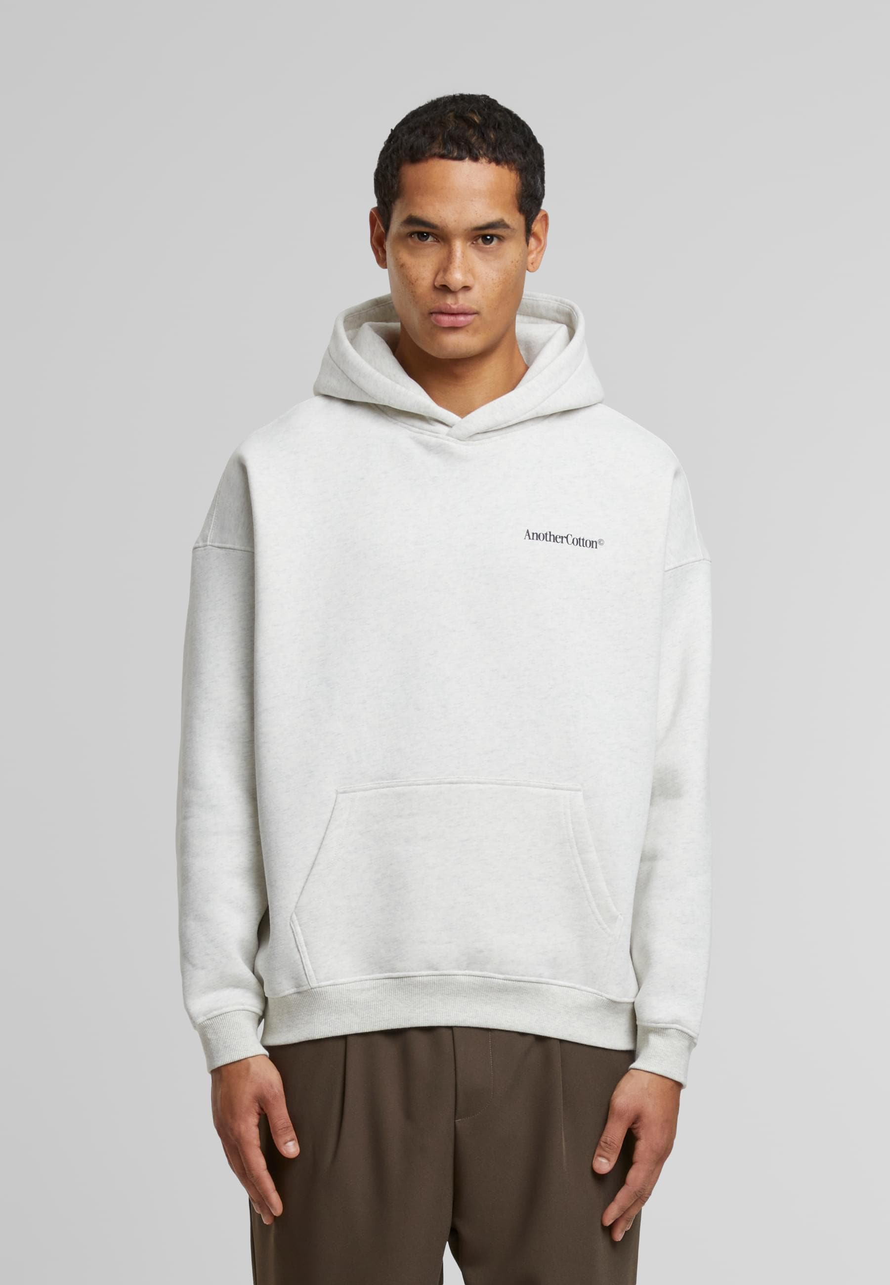 Another Cotton Lab Kapuzensweatshirt »Another Cotton Lab More Espresso Oversized Hoodie«, (1 tlg.)