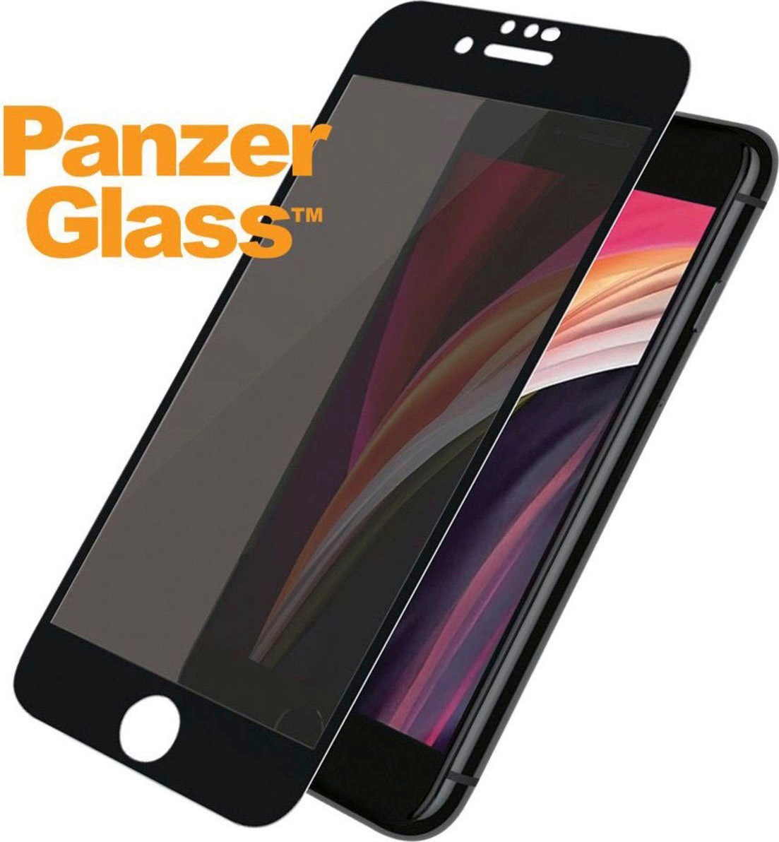 PanzerGlass Displayschutzglas »Privacy Case Friendly iPhone 6/7/8/SE (2020)«, für Apple iPhone 6/6s/7/8/SE (2020)