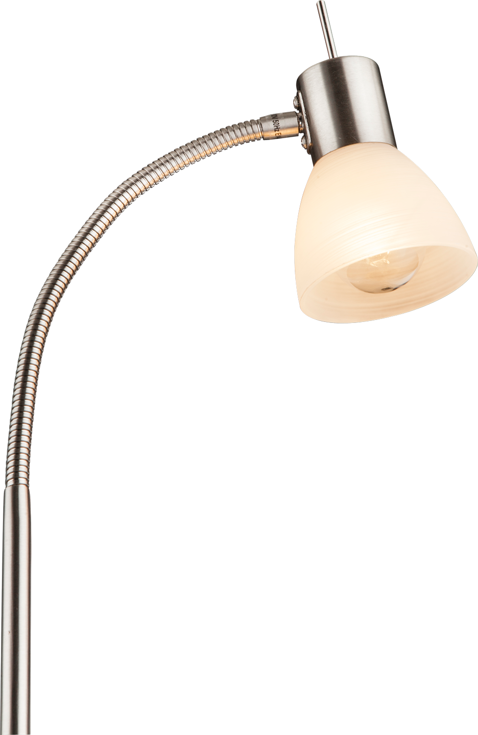 GLOBO LIGHTING Stehlampe "PANNA", 1 Stk.nickel matt, Wohnzimmer, Leuchten, Stehleuchte/Wohnzimmer/Schlafzimmer/Flur