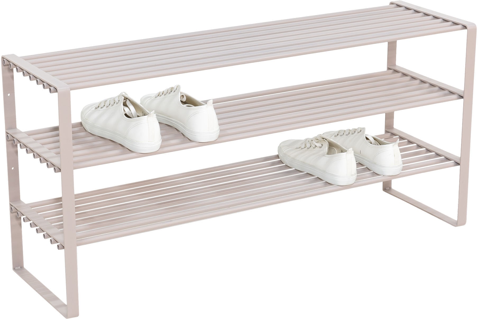 Spinder Design Schuhregal »REX SR 2 - 100 cm«, (1 St.), Regal aus Stahl, wahlweise Breite 70 cm oder 100 cm