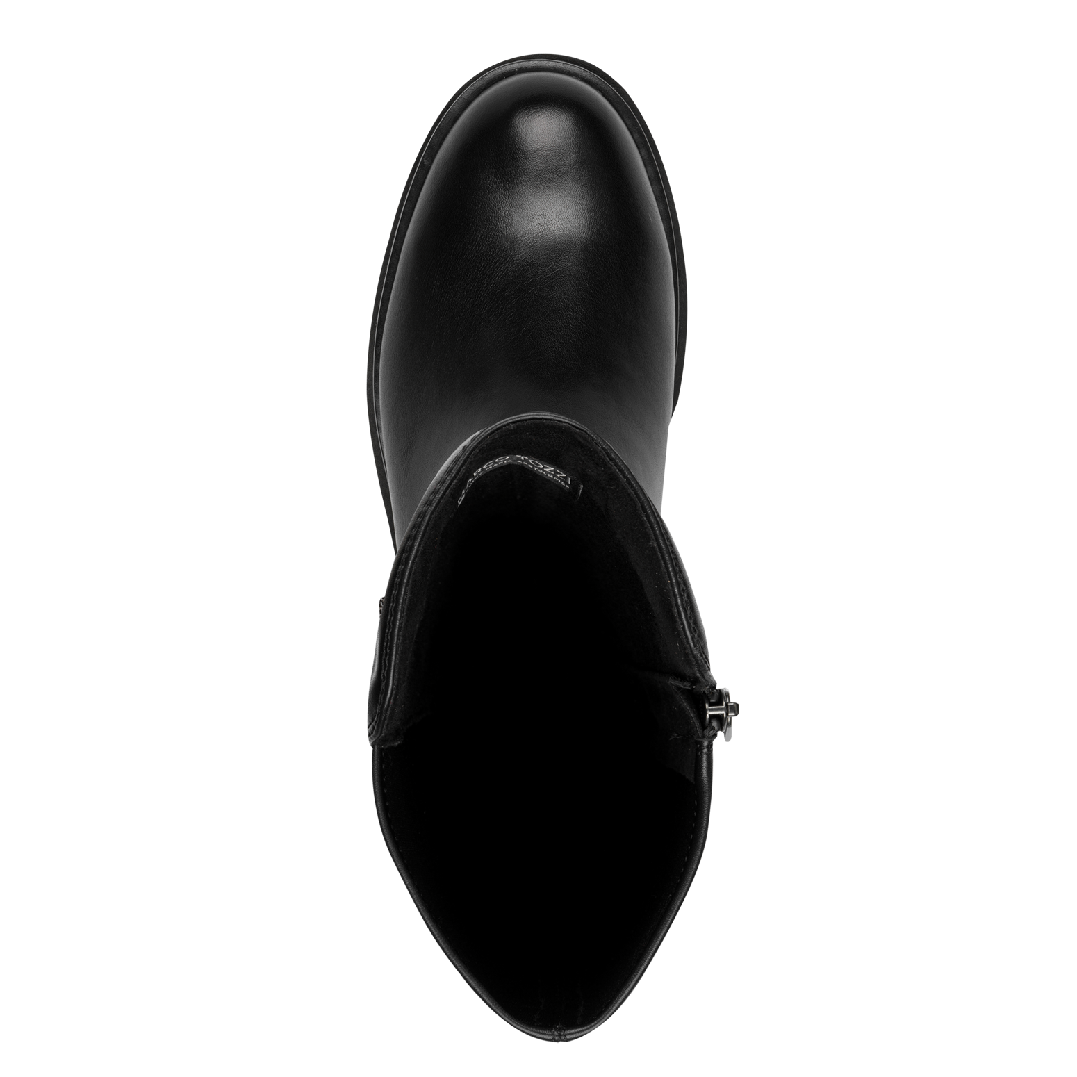MARCO TOZZI by GMK Stiefel, Blockabsatz, Langschaftstiefel mit schmuckbesetztem Zierriegel