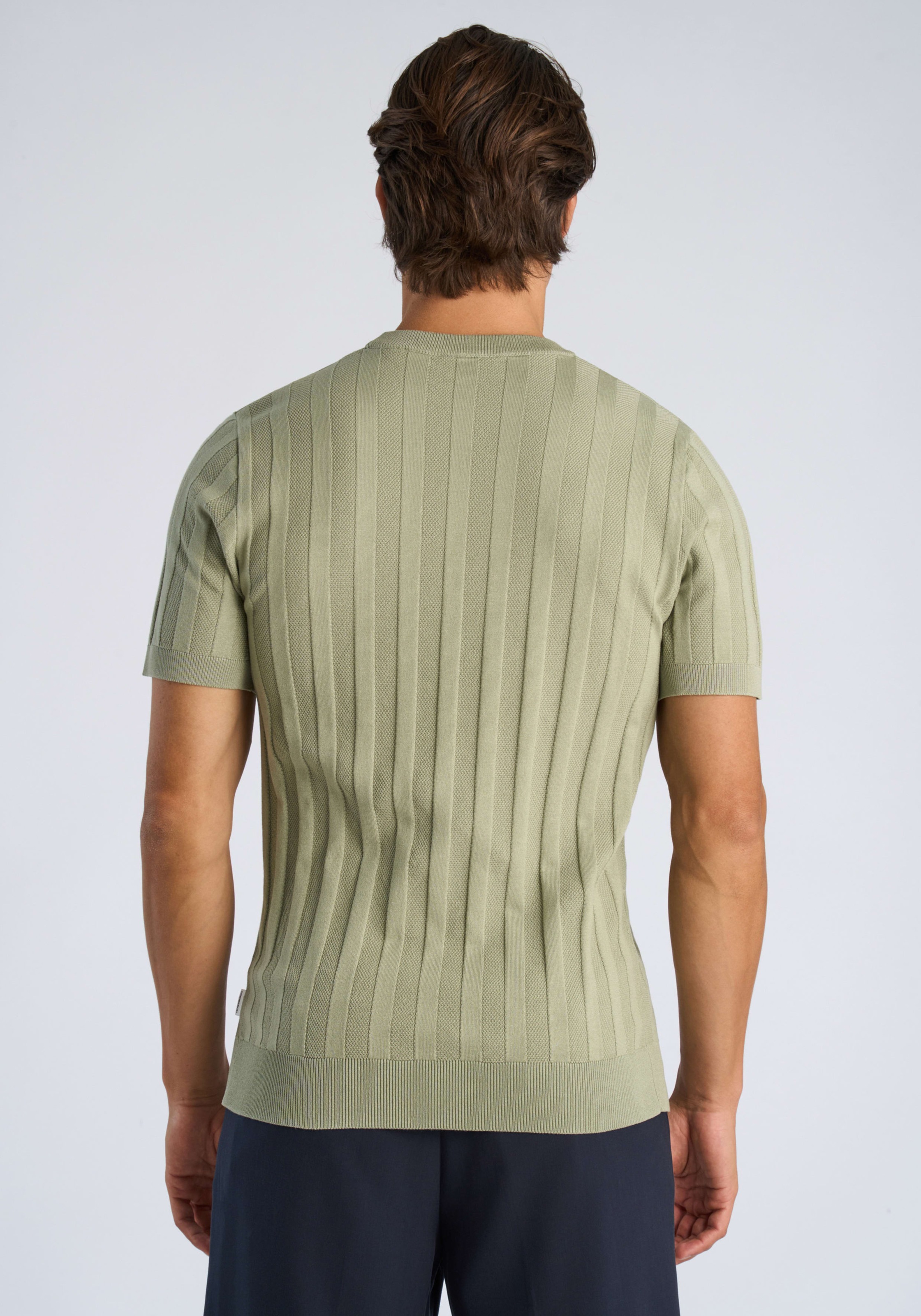 LINDBERGH Kurzarmpullover mit Struktur-Muster günstig online kaufen