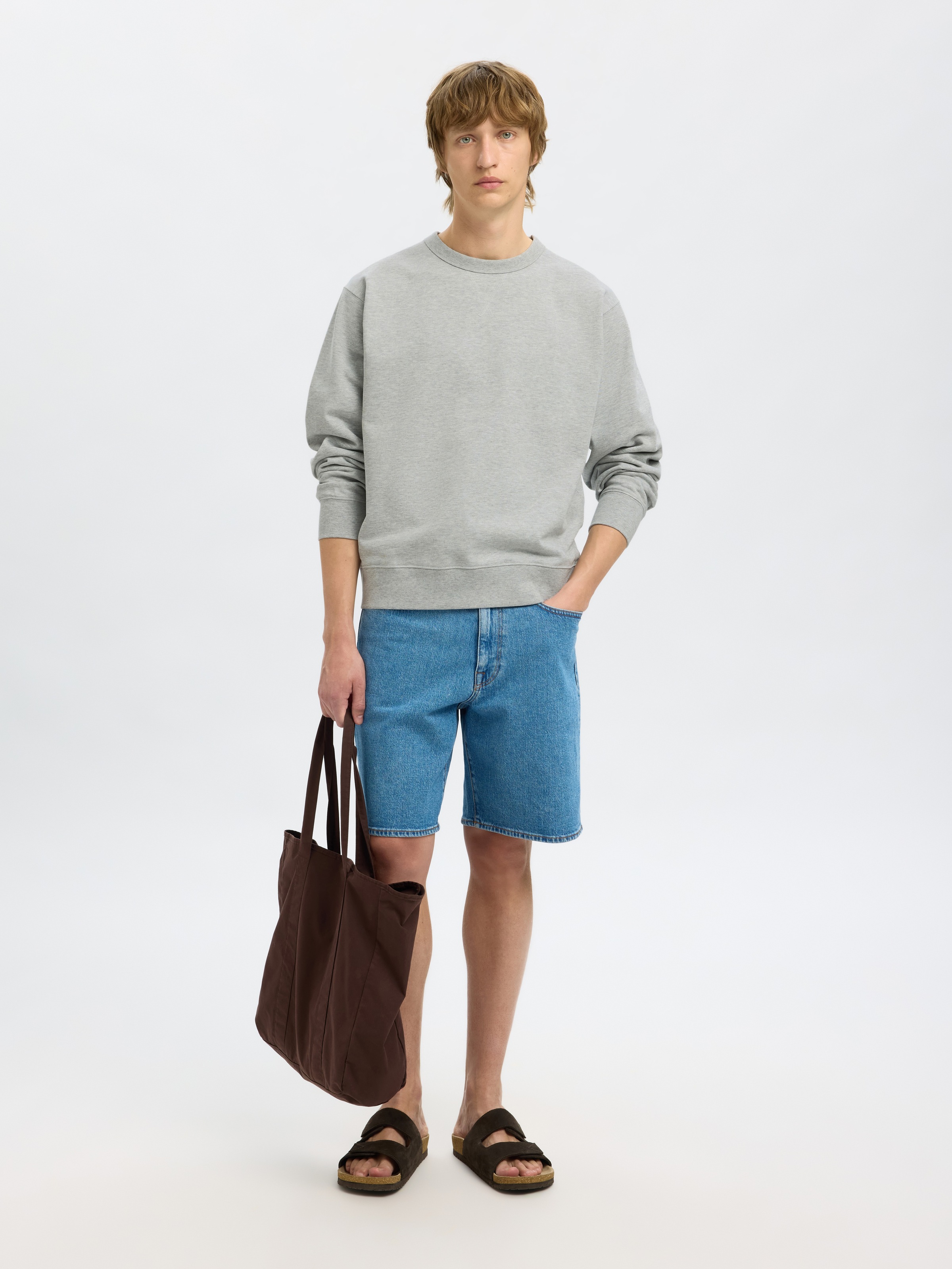 SELECTED Sweatshirt »SLHRELAXLUKE LS SWEAT CREW NECK NOOS«
