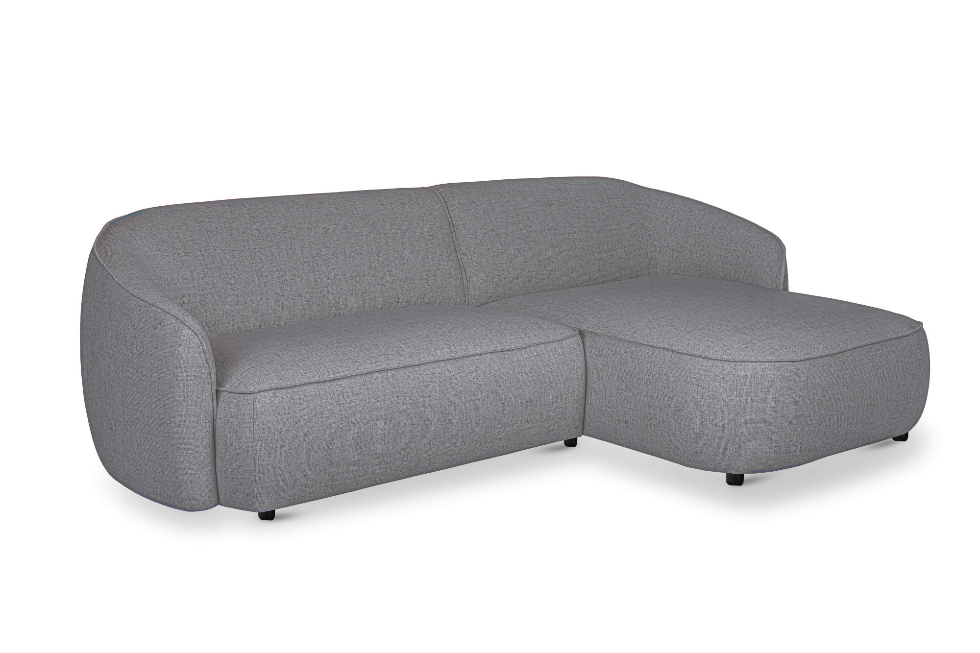 INOSIGN Ecksofa »Cosigo«, Breite 246 cm, 2 Chenille-Stoffe zur Auswahl, mit Kaltschaum