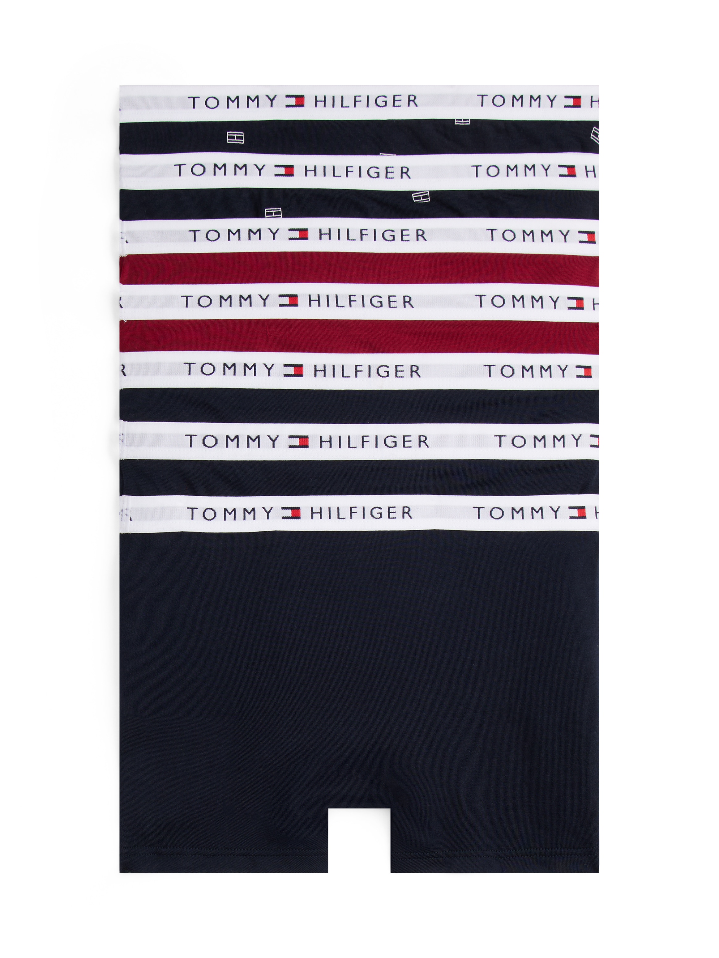 Tommy Hilfiger Underwear Trunk »7PK TRUNK PRINT« Packung, 7er, 7 Stk. tlg., mit Logo-Stretchbund