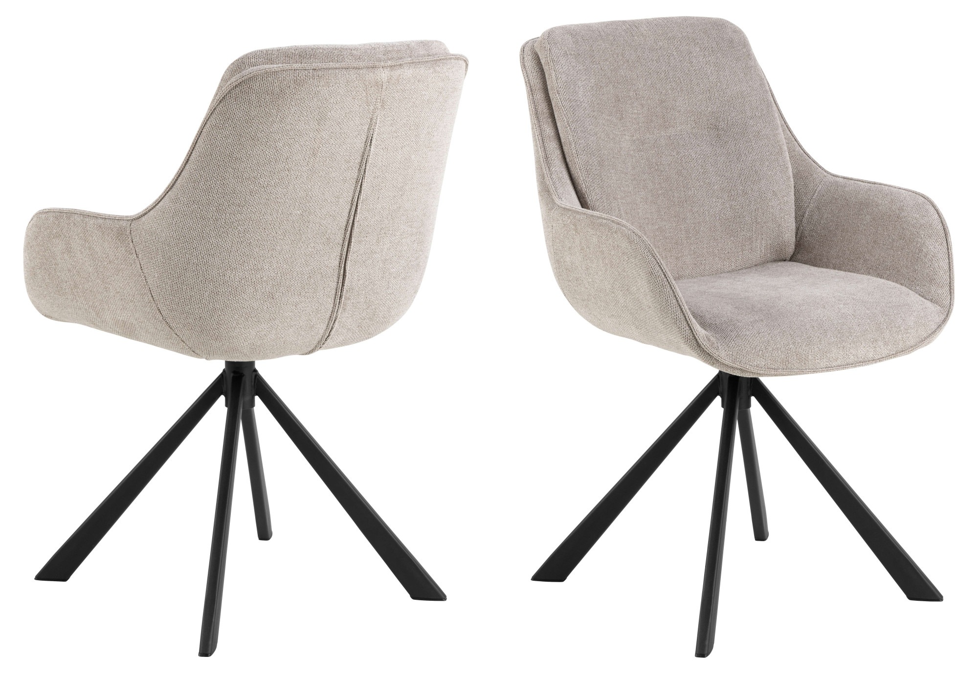 ACTONA GROUP Esszimmerstuhl "Carrie, Polsterstuhl, Stuhl, Sitzhöhe-38 cm" ( günstig online kaufen