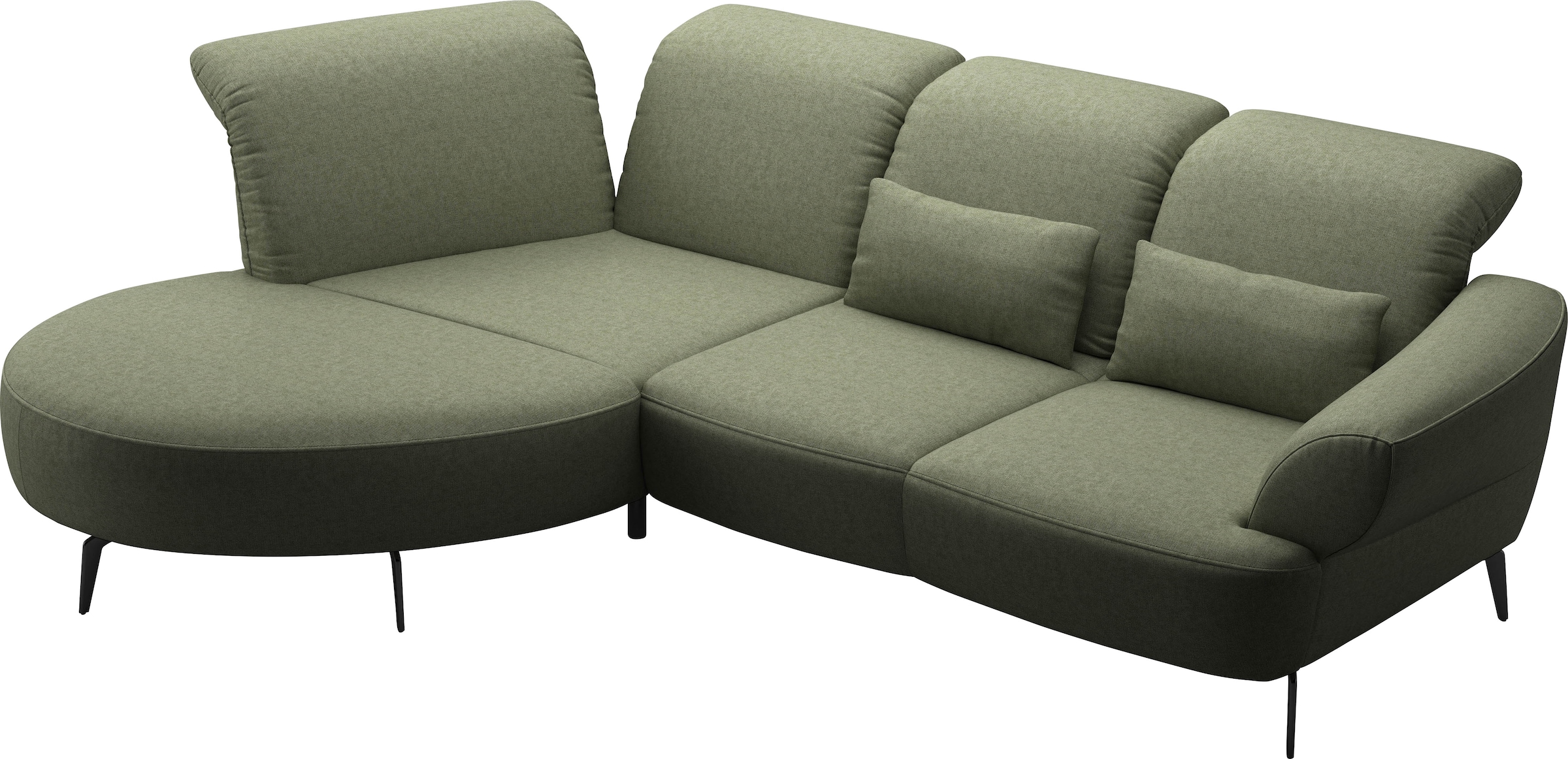 sit&more Ecksofa »Dance«, inkl.System Click&Seat und Sitztiefenverstellung
