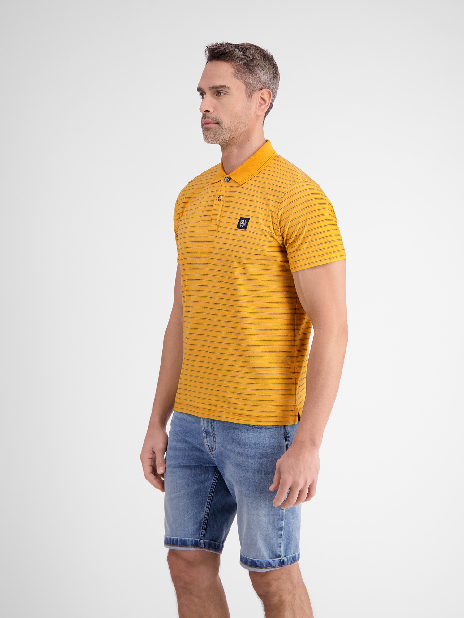 LERROS Poloshirt »LERROS Herren Poloshirt, gestreift«