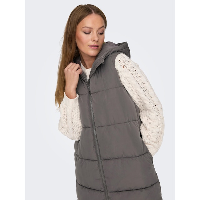 | BAUR ONLY kaufen WAISTCOAT »ONLALINA NOOS« Steppweste OTW für LONG