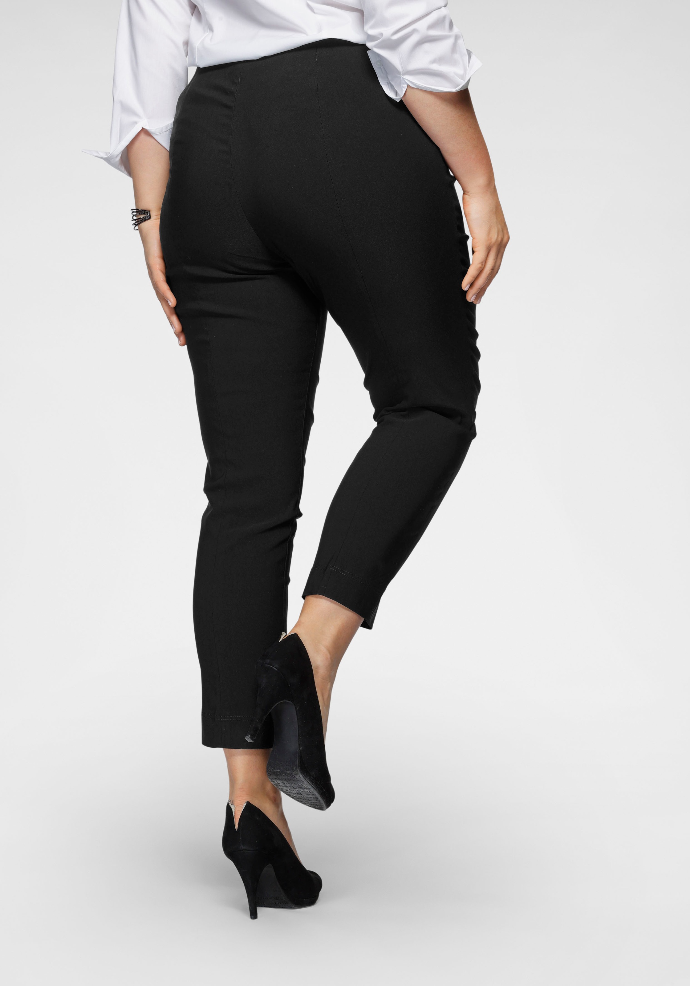 KjBRAND Stoffhose "Susie XS Ankle Bengaline", Sommerhose mit Schlupfbund günstig online kaufen