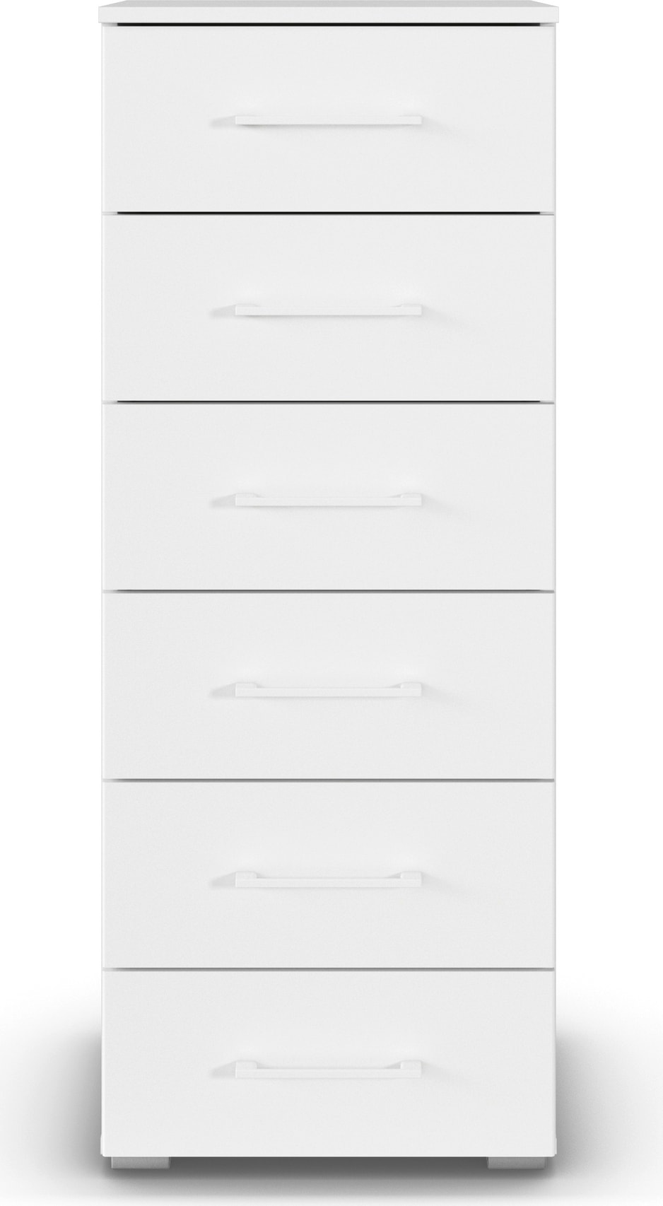 rauch Kommode »Prandon A«, mit 6 Schubladen, Metallgriffe in Weiß