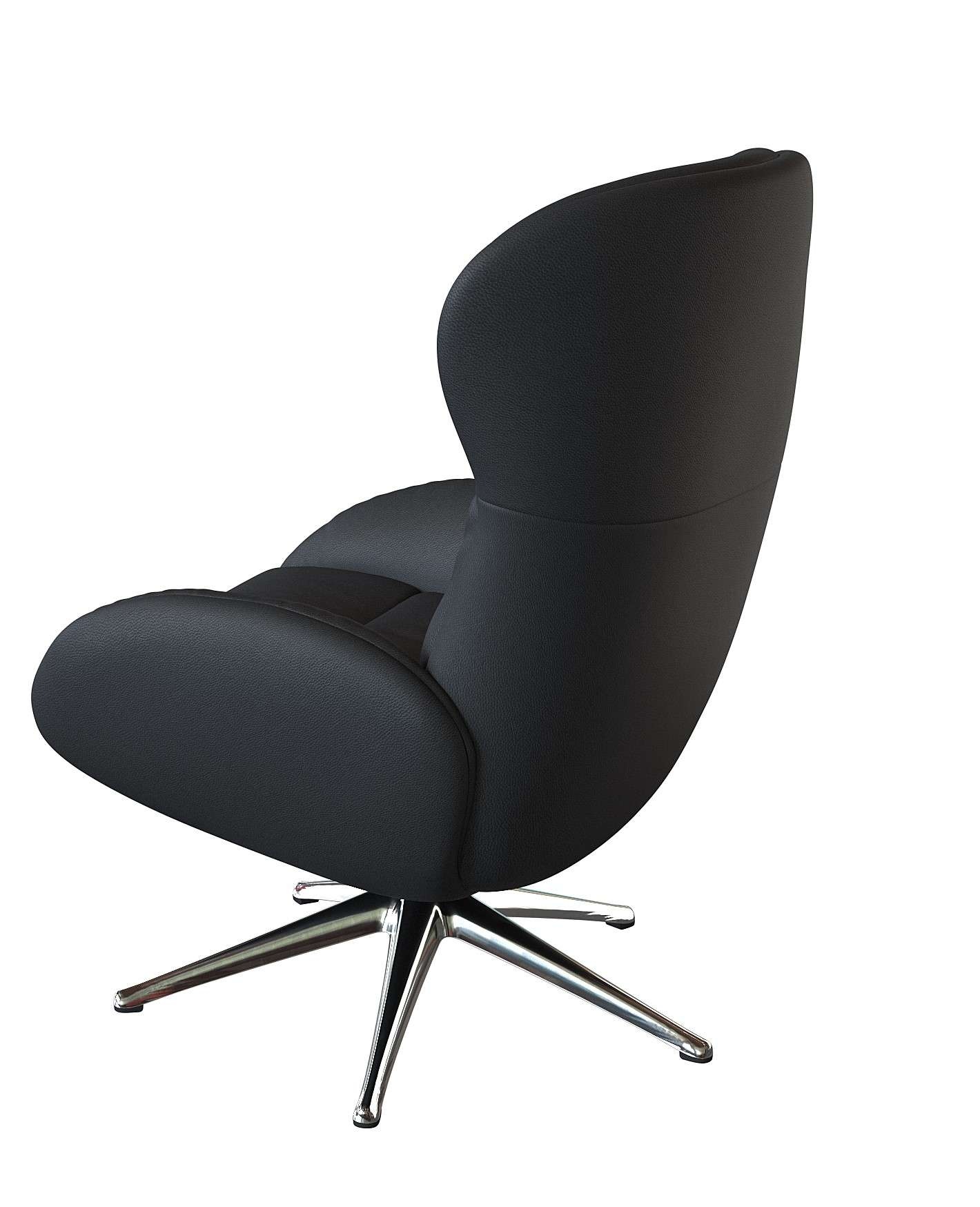 Thumbnail - FLEXLUX Relaxsessel "Haze, hervorragender Komfort, Alu Fuß, organisches Design, ergonomisch", (Fernsehsessel), Rückentei...
