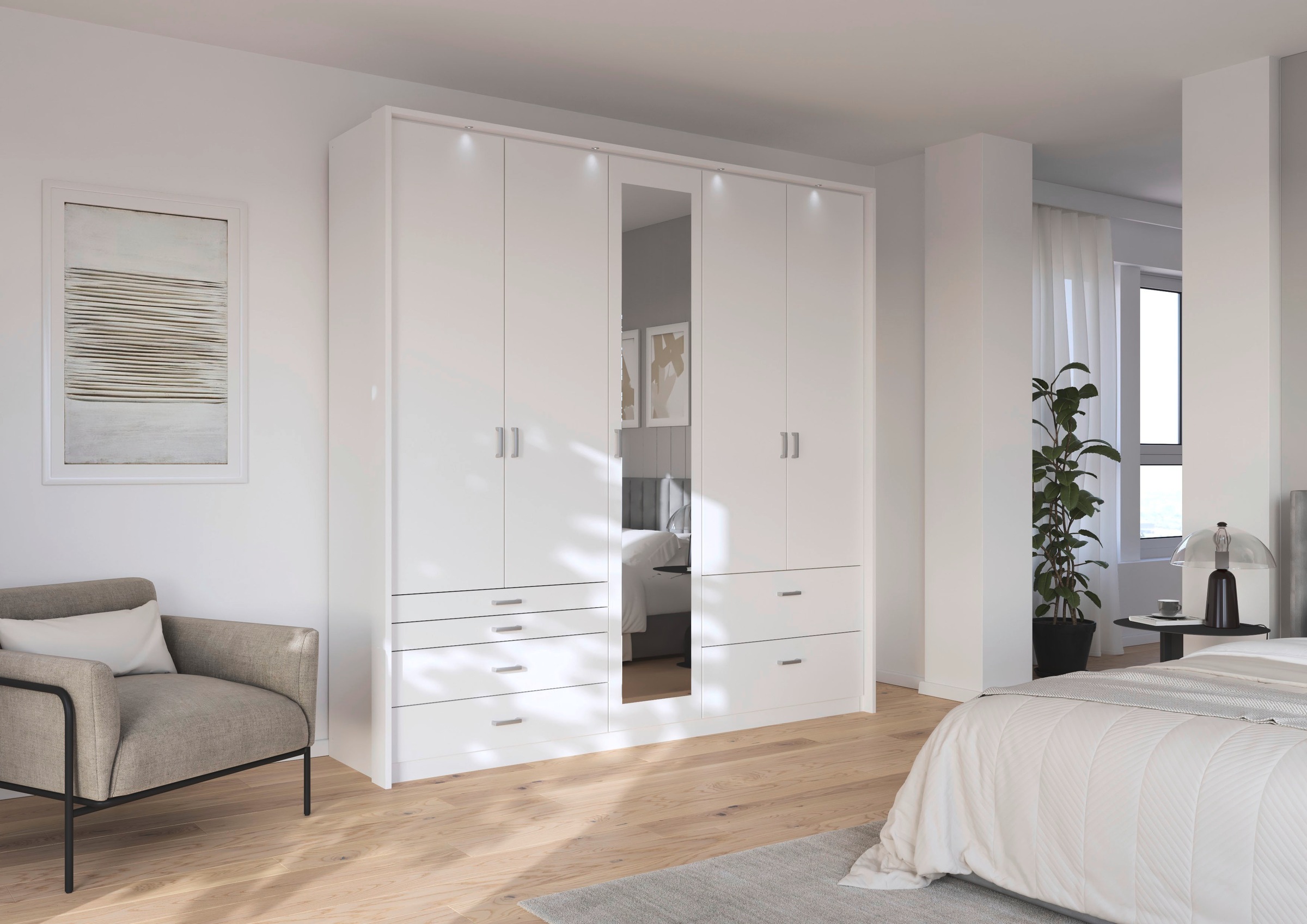 rauch Drehtürenschrank "Kleiderschrank Schrank Garderobe Wäscheschrank WILD günstig online kaufen