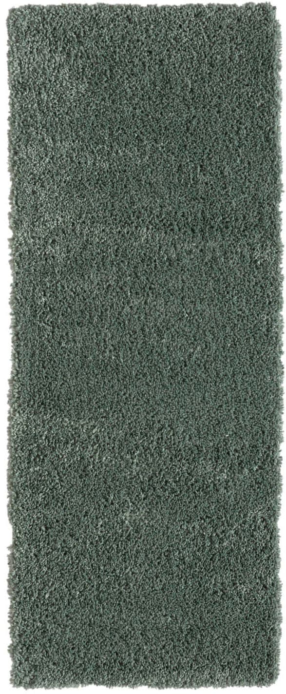 Myflair Möbel & Accessoires Hochflor-Bettumrandung »My Shaggy«, (3 tlg.), Shaggy, Uni-Farben, leicht glänzend, extra flauschig, Läufer-Set