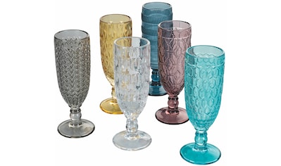 Sektglas »Geometrie«, (Set, 6 tlg.)