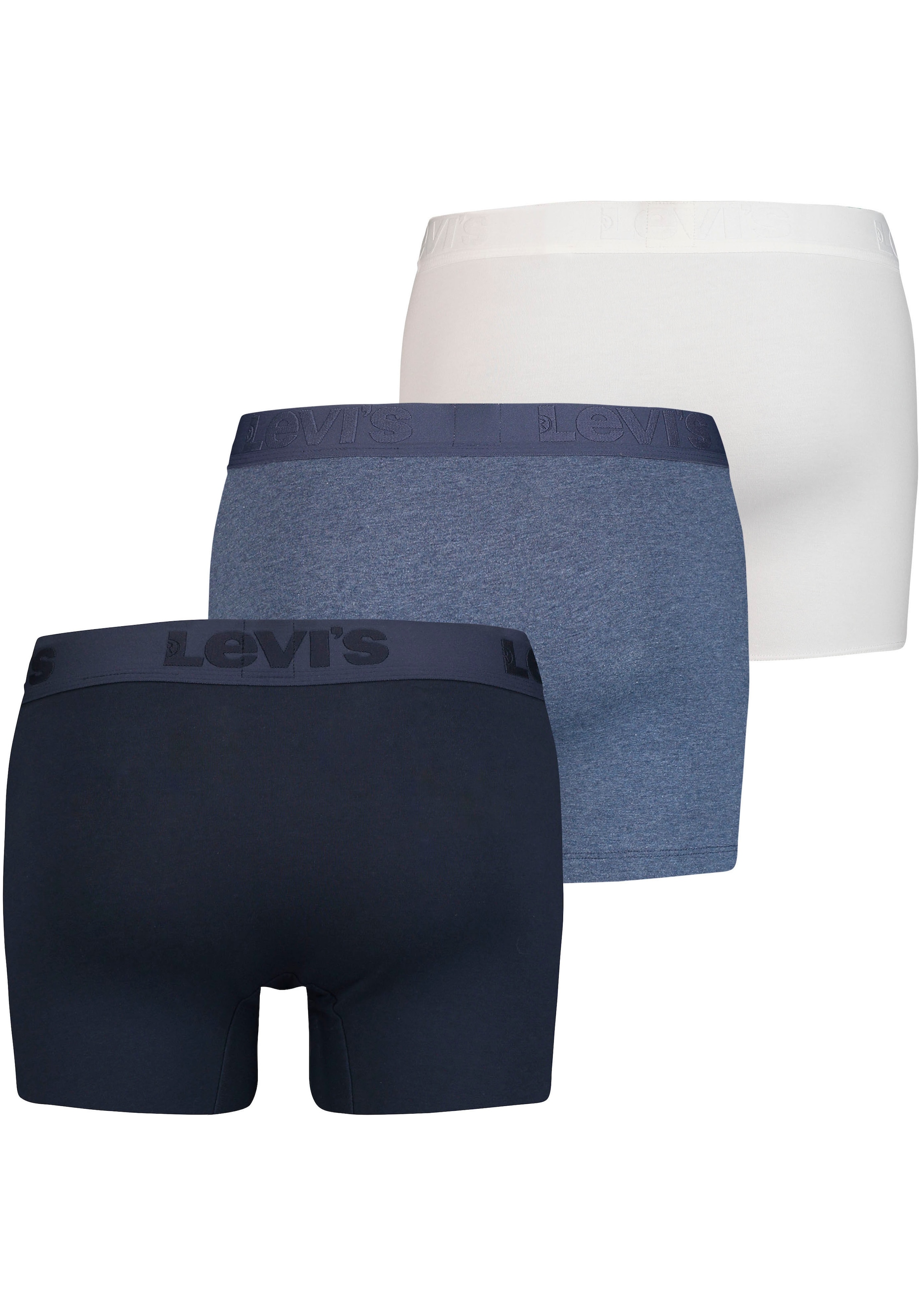 Levi's® Boxershorts, (Packung, 3er-Pack), mit breitem Logobund