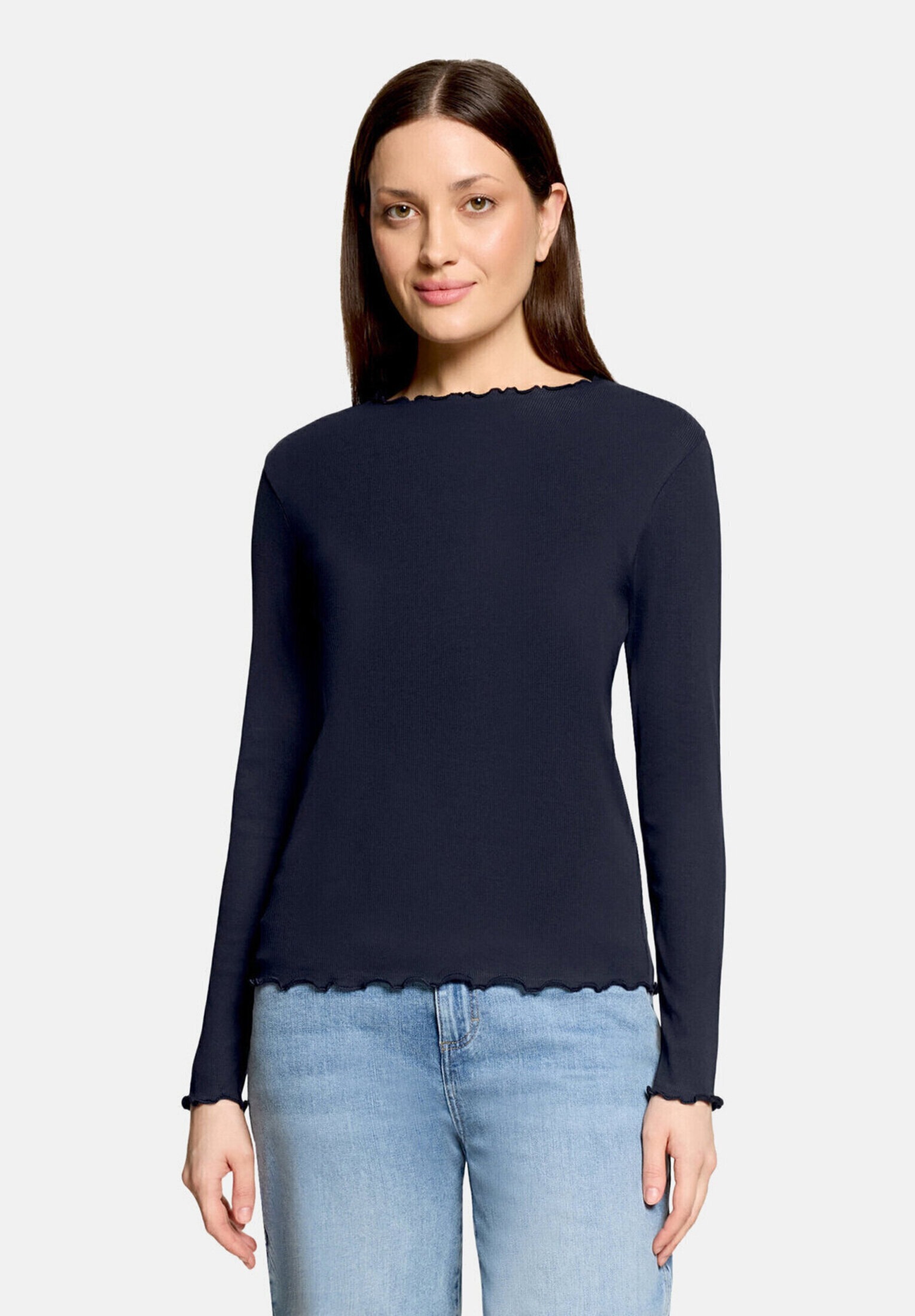 Cartoon Kurzarmshirt »Damen mit Kragen« 1