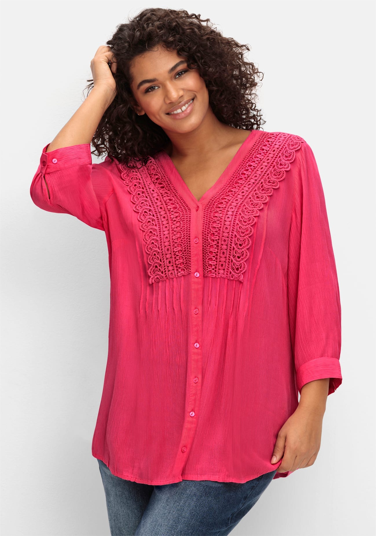 sheego by Joe Browns Crepebluse günstig online kaufen