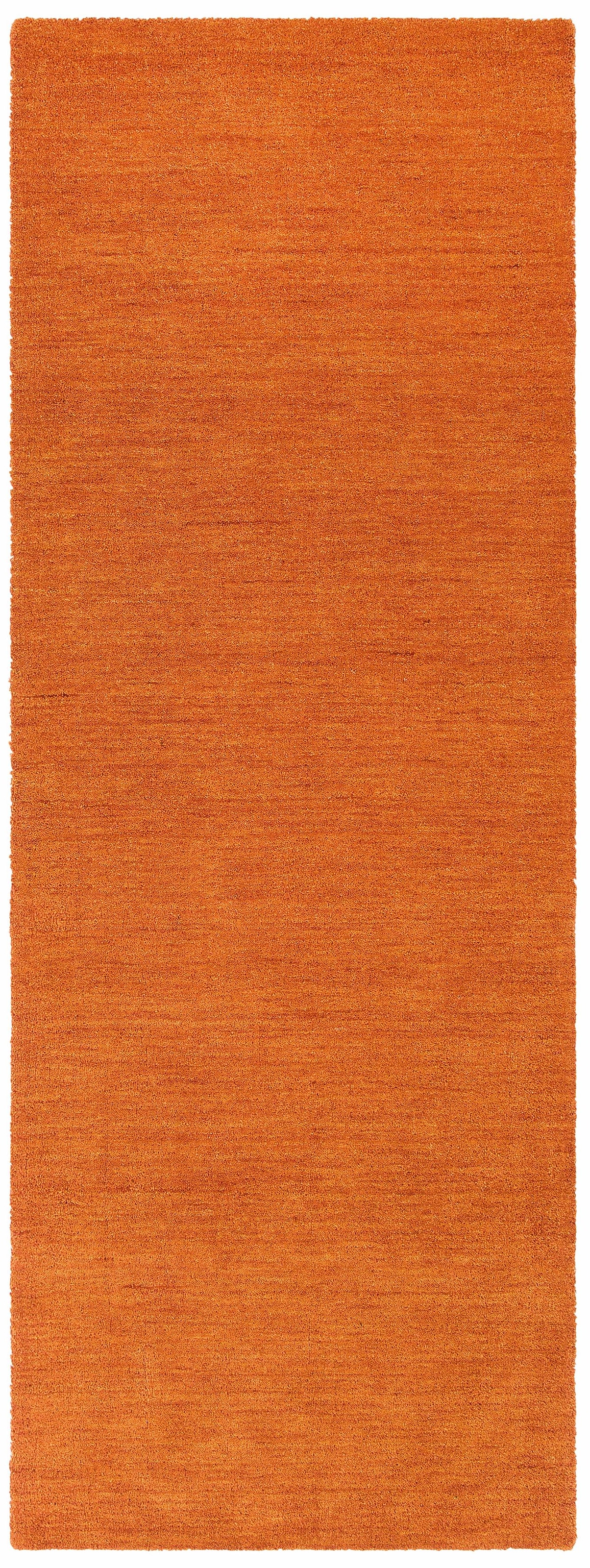 THEKO Läufer "Gabbeh Uni, Handgefertigt, Teppich, meliert, reine Wolle," re günstig online kaufen