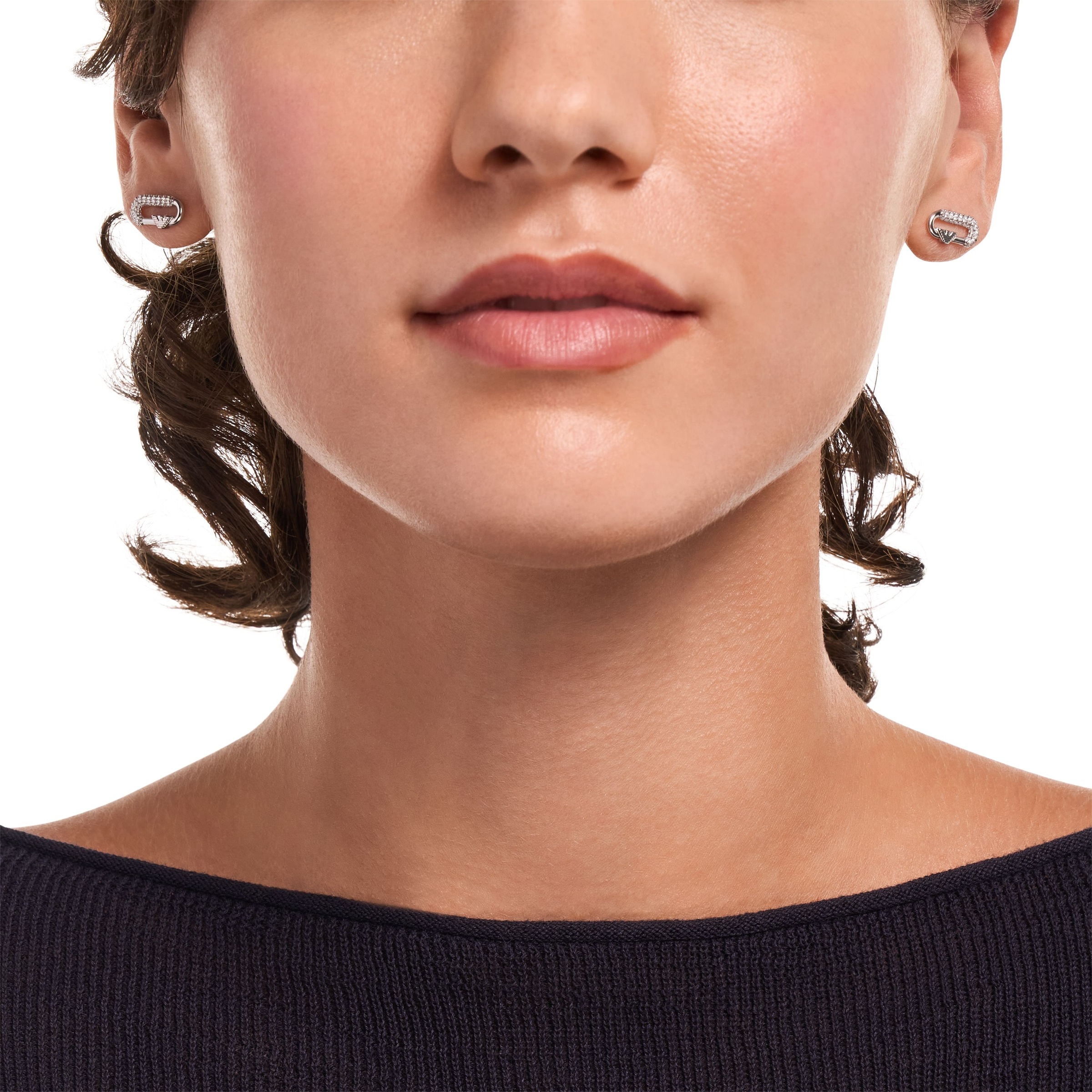 Emporio Armani Paar Ohrstecker mit Zirkonia (synth.)