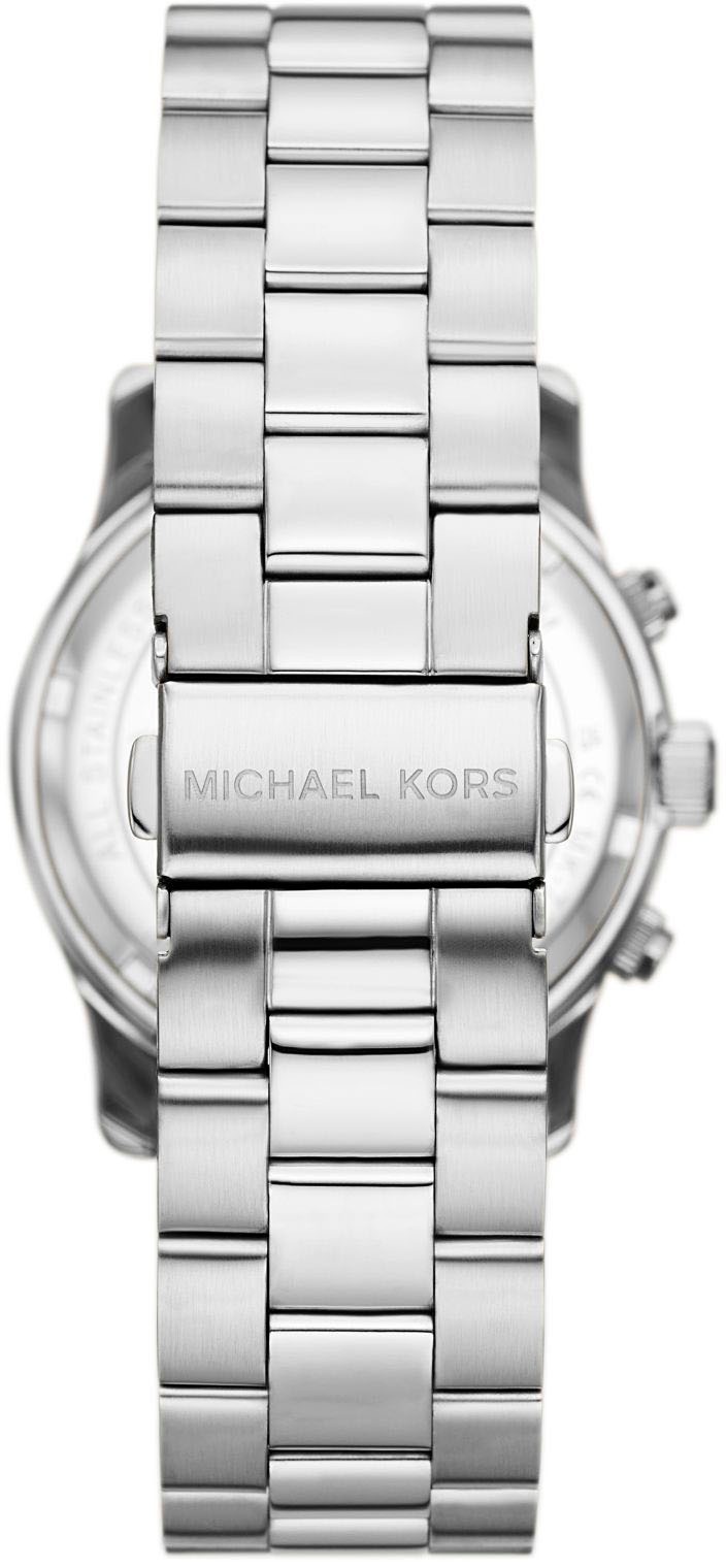 MICHAEL KORS Chronograph »RUNWAY, MK7325«, Quarzuhr, Armbanduhr, Damenuhr, Stoppfunktion, 12/24-Std.-Anzeige