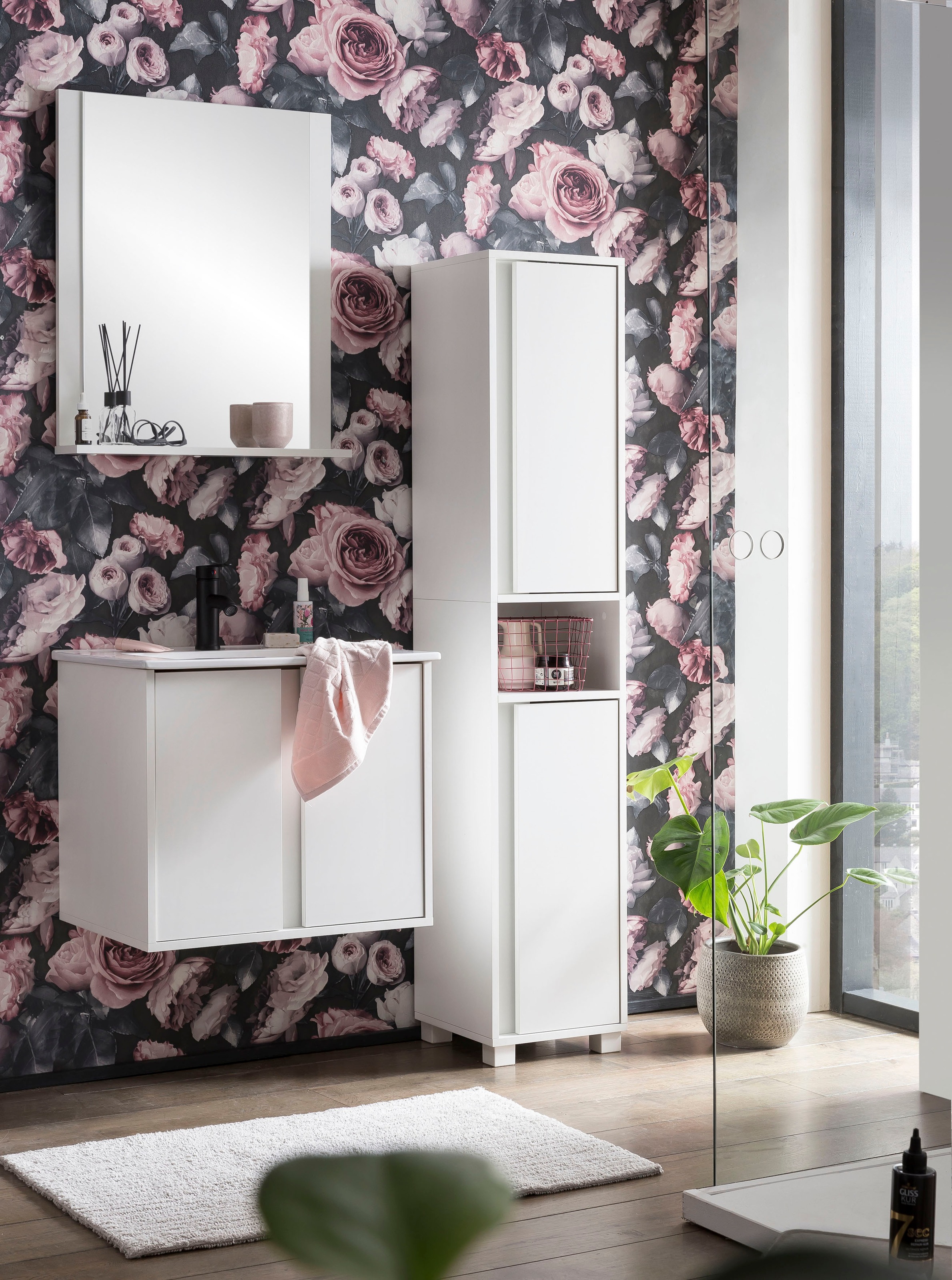 welltime Hochschrank "Dex", Badmöbel, Breite 32cm günstig online kaufen