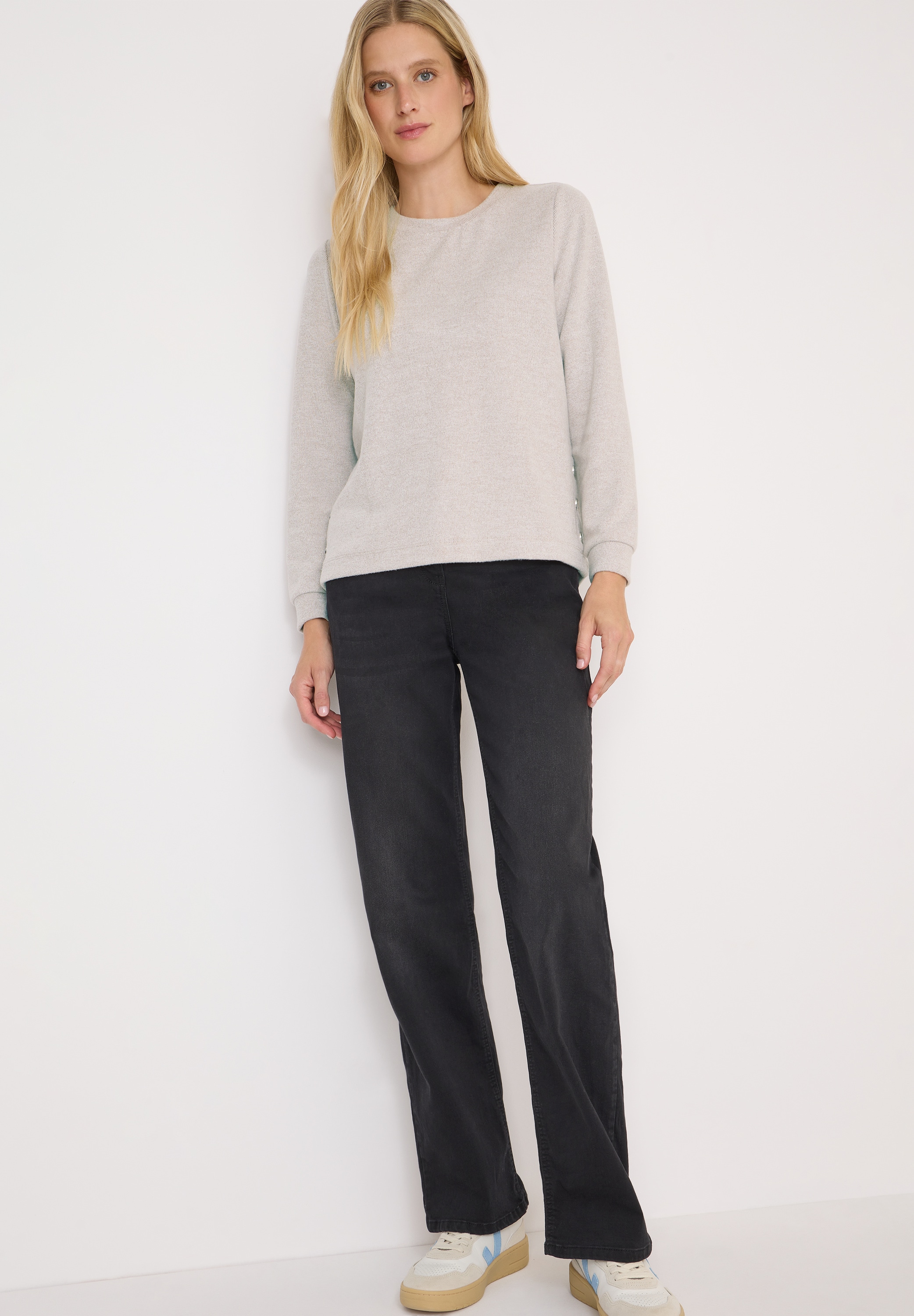 Cecil Strickpullover, mit Knöpfen