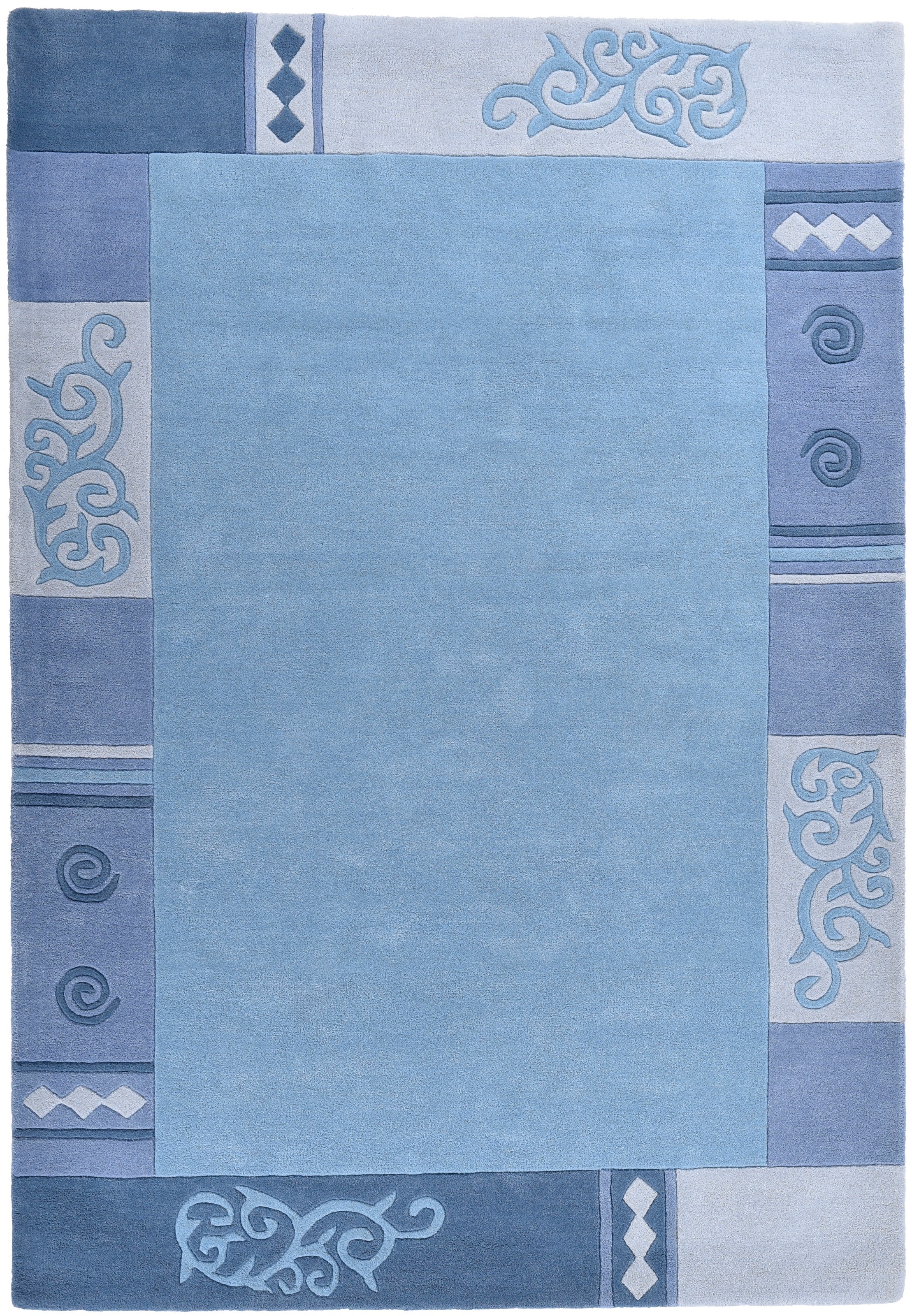 THEKO Wollteppich "Ambadi" rechteckig 14 mm Höhe reine Schurwolle, handgetu günstig online kaufen