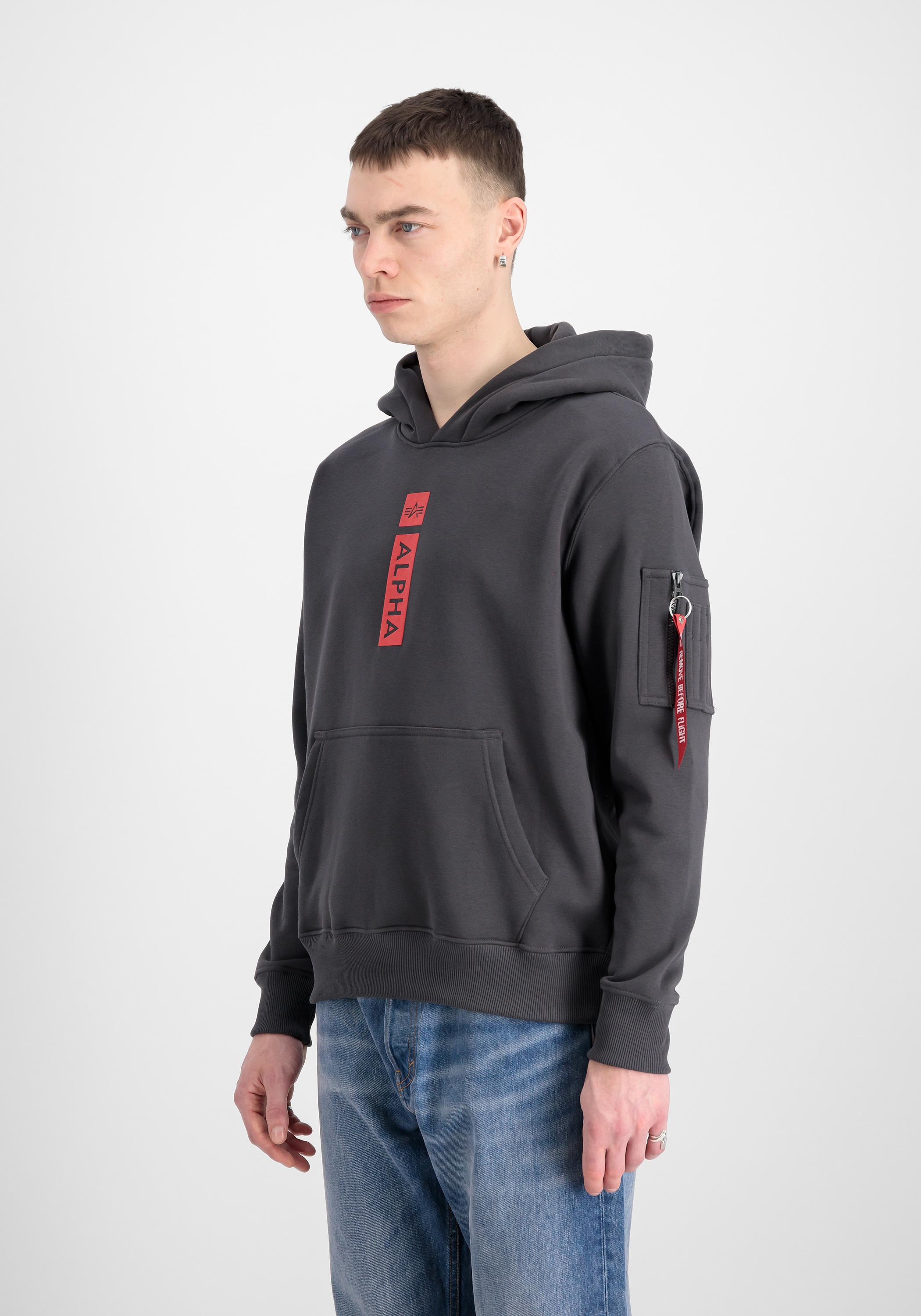 Alpha Industries "Alpha Puff Print Hoodie"