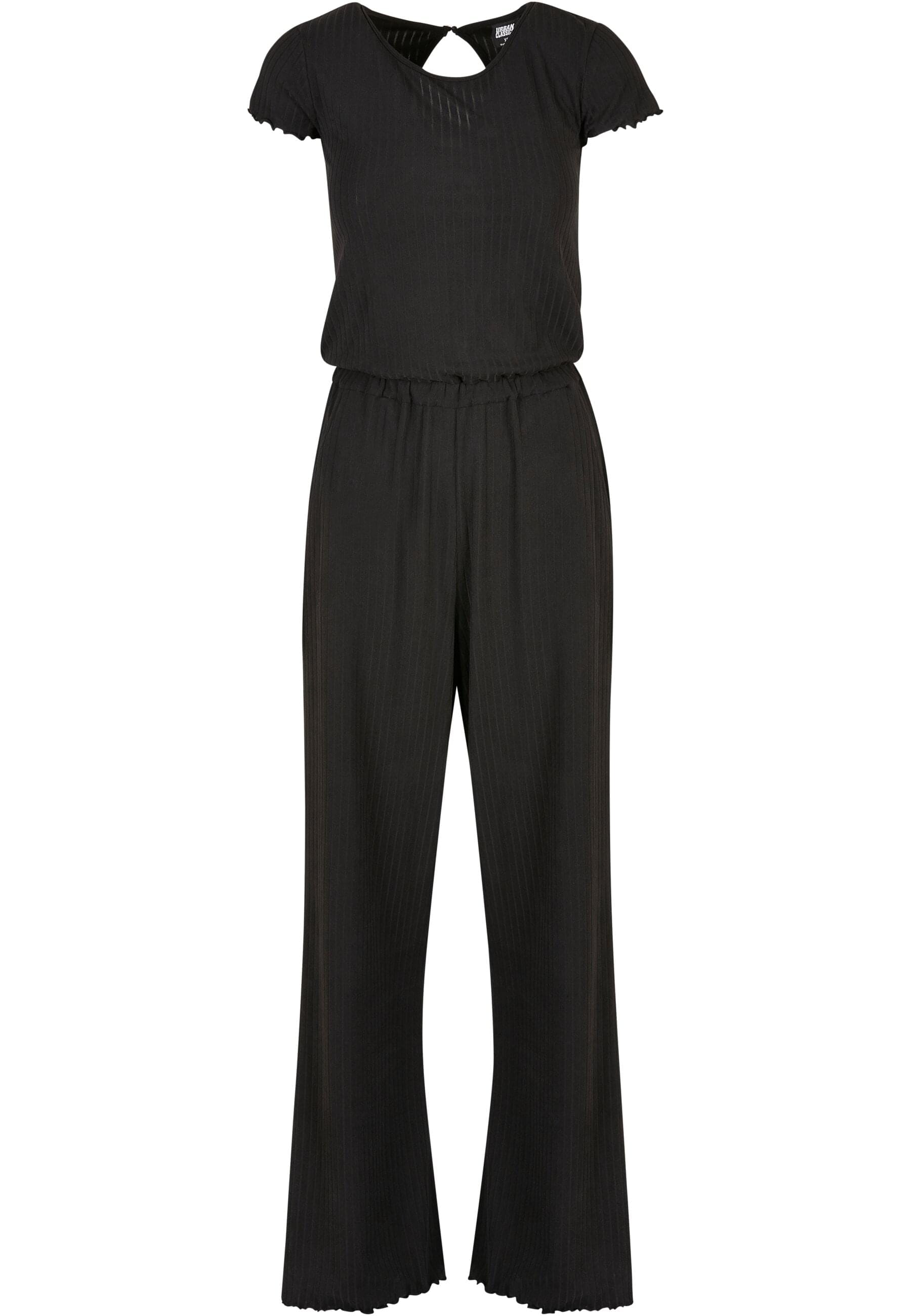 Jumpsuit »Urban Classics Damen Ladies Rib Wid Leg Jumpsuit«, (1 tlg.)